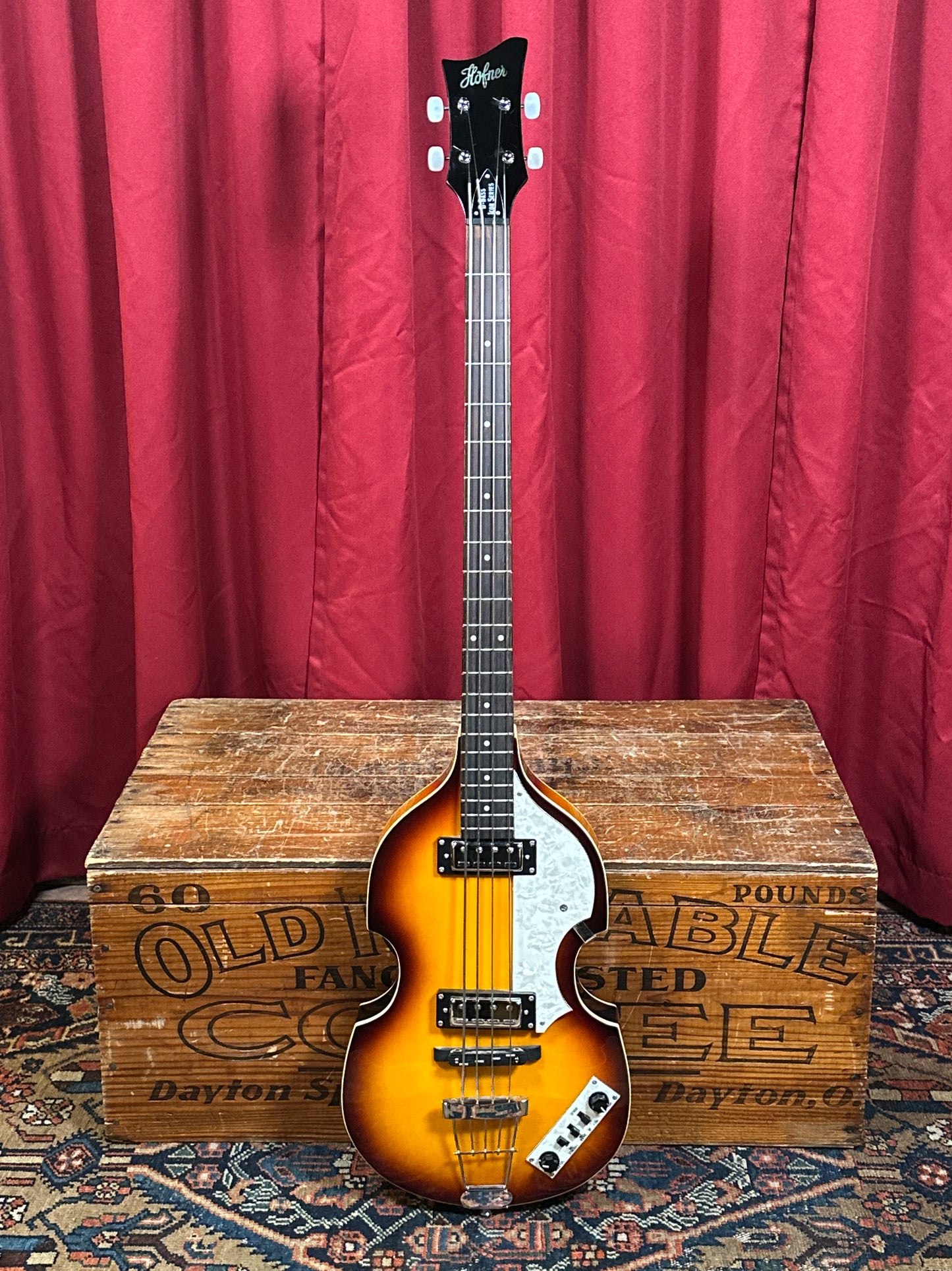 Hofner B-Bass Icon Series Violin Bass Tobacco Burst w/ OHSC