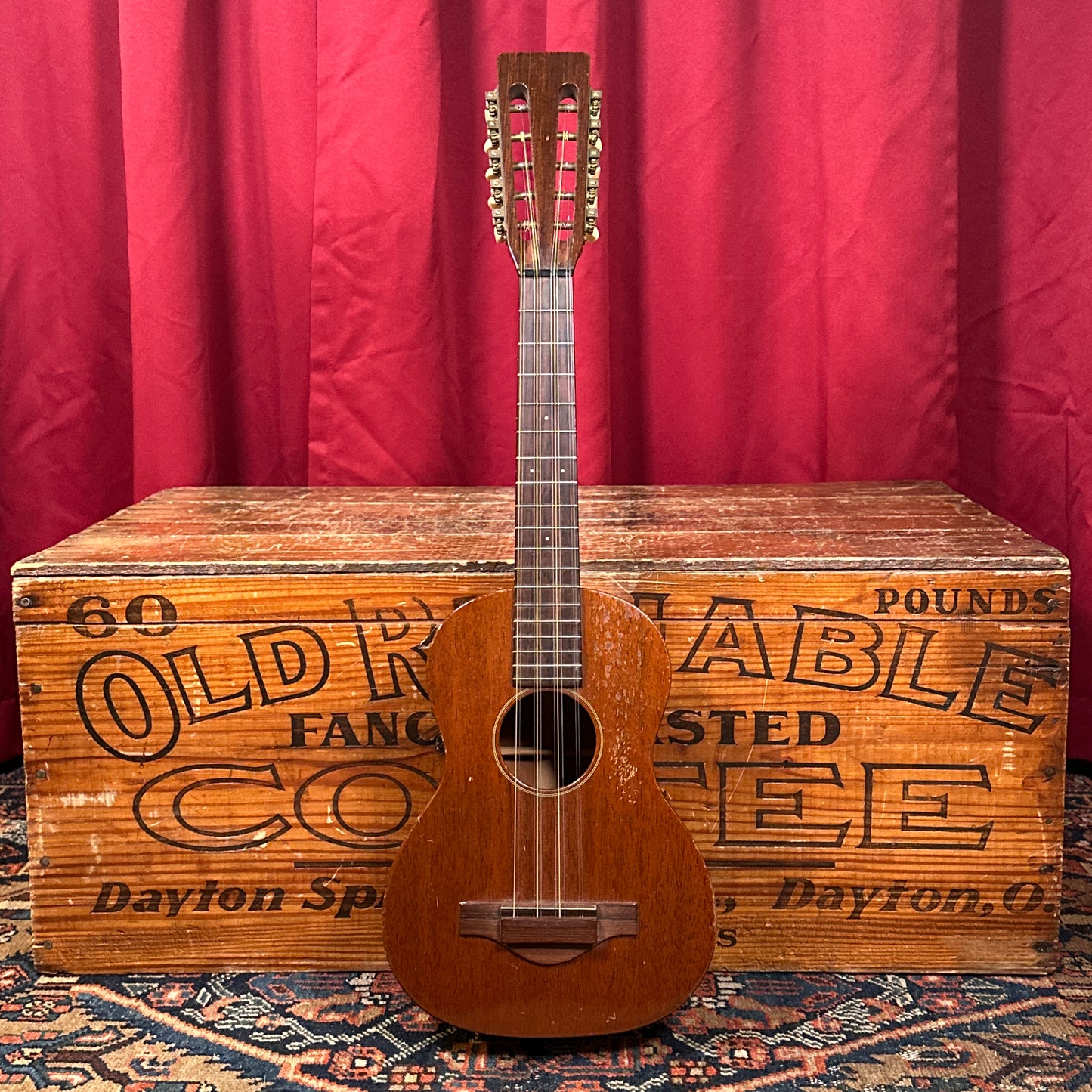 1930 C. F. Martin T-17 Tiple Mahogany w/ Chipboard Case