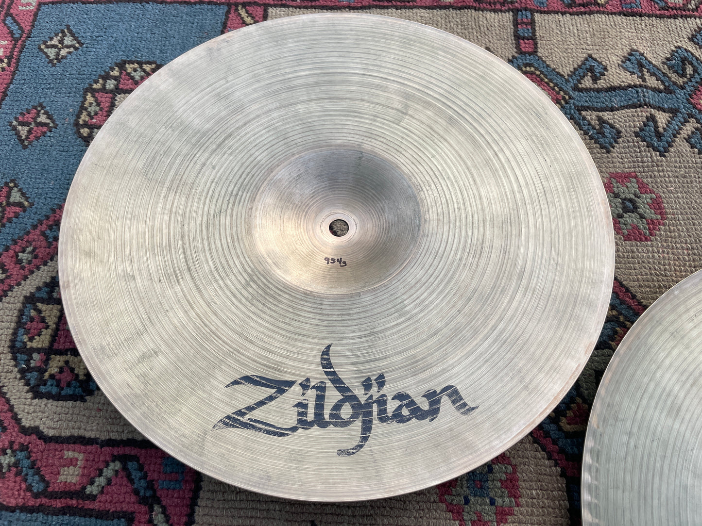 13" Zildjian A 1980s Quick Beat Hi-Hat Cymbal Pair 954g/1094g