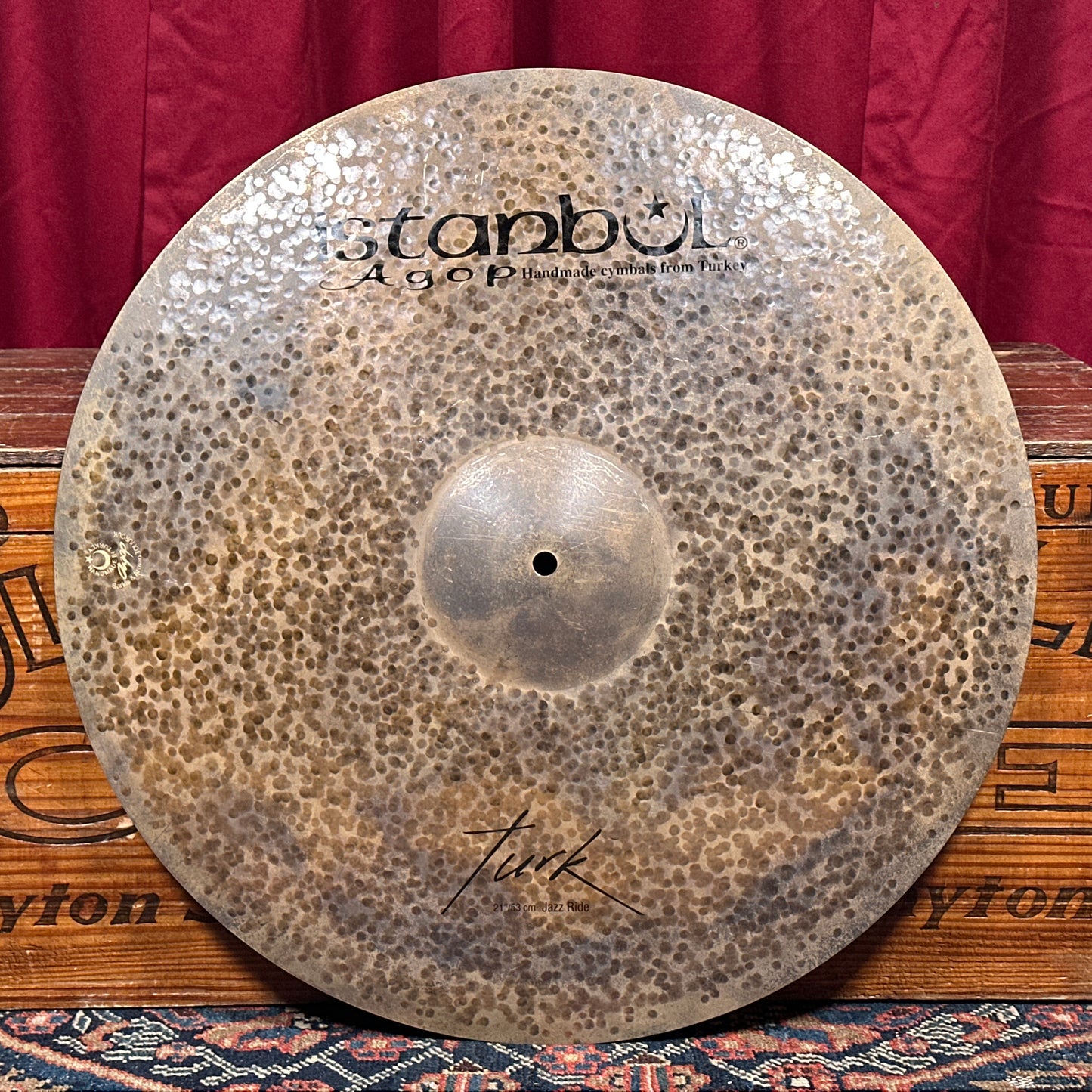 21" Istanbul Agop Turk Jazz Ride Cymbal 2084g *Video Demo*
