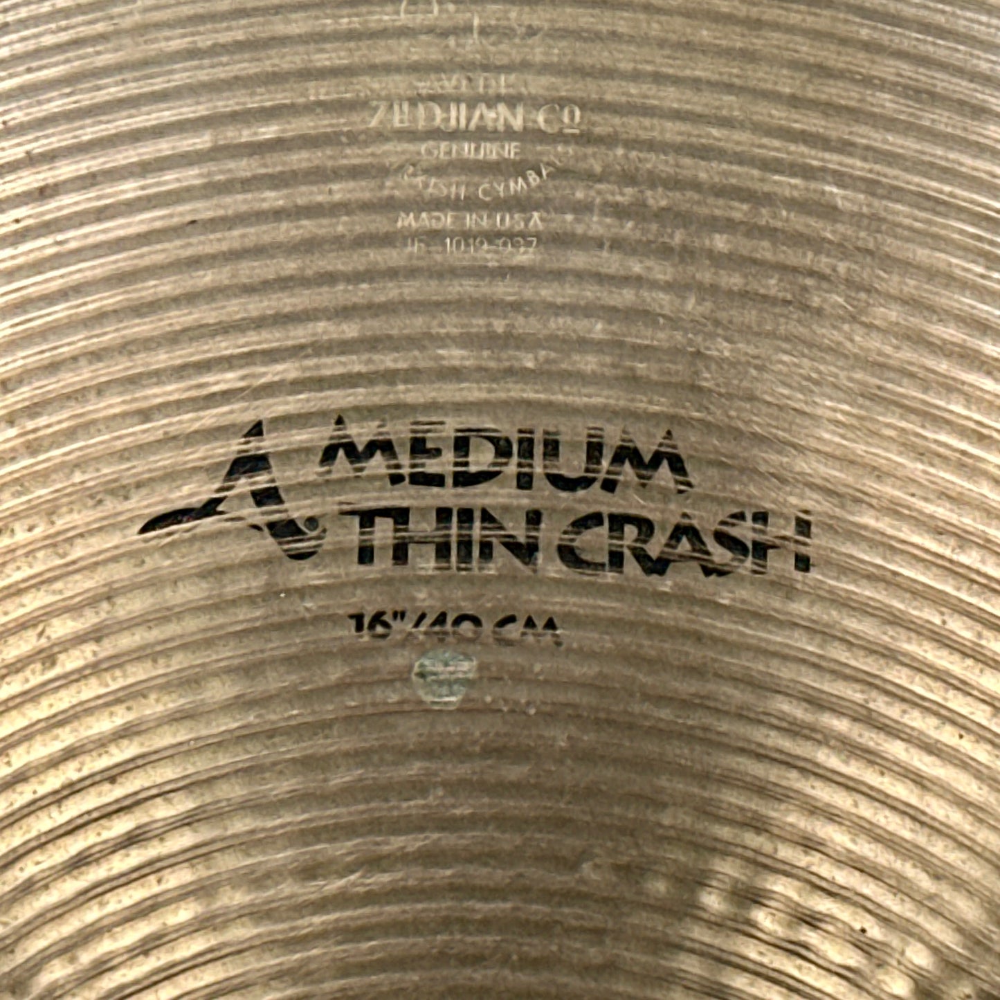 14" Zildjian A Medium Thin Crash Cymbal 1184g *Video*