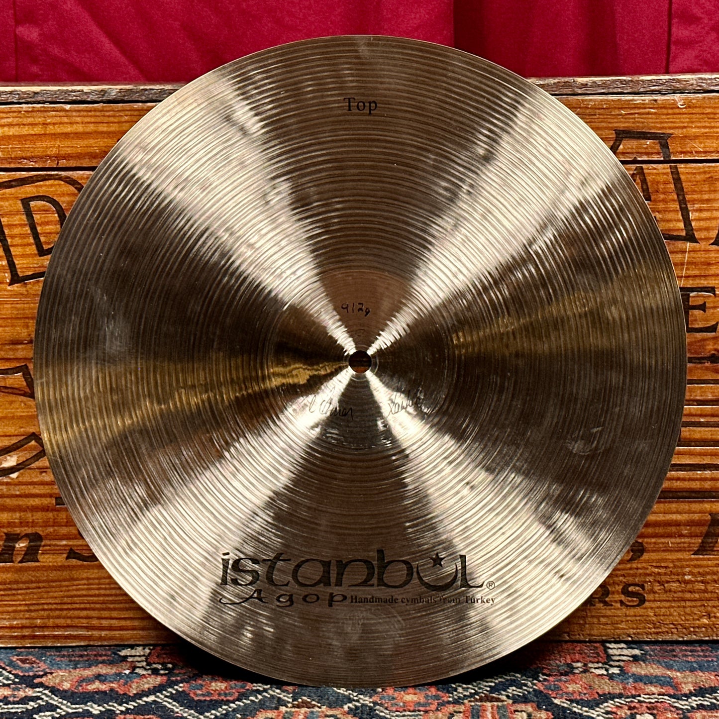 14" Istanbul Agop Traditional Jazz Hi-Hat Cymbal Pair 912g/1110g *Video Demo*
