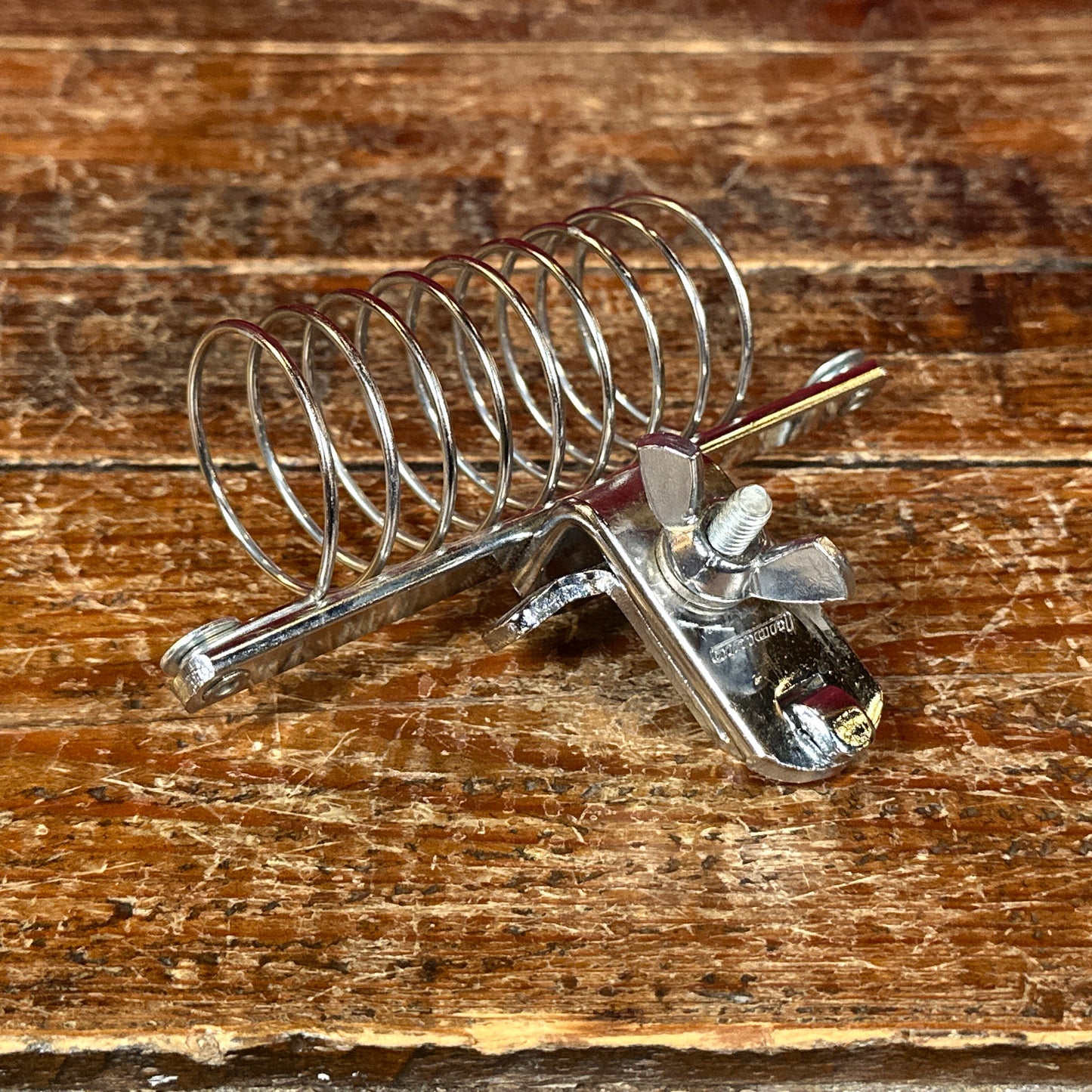 1970s Ludwig Drum Stick Holder No. 1324 Block Logo Chrome