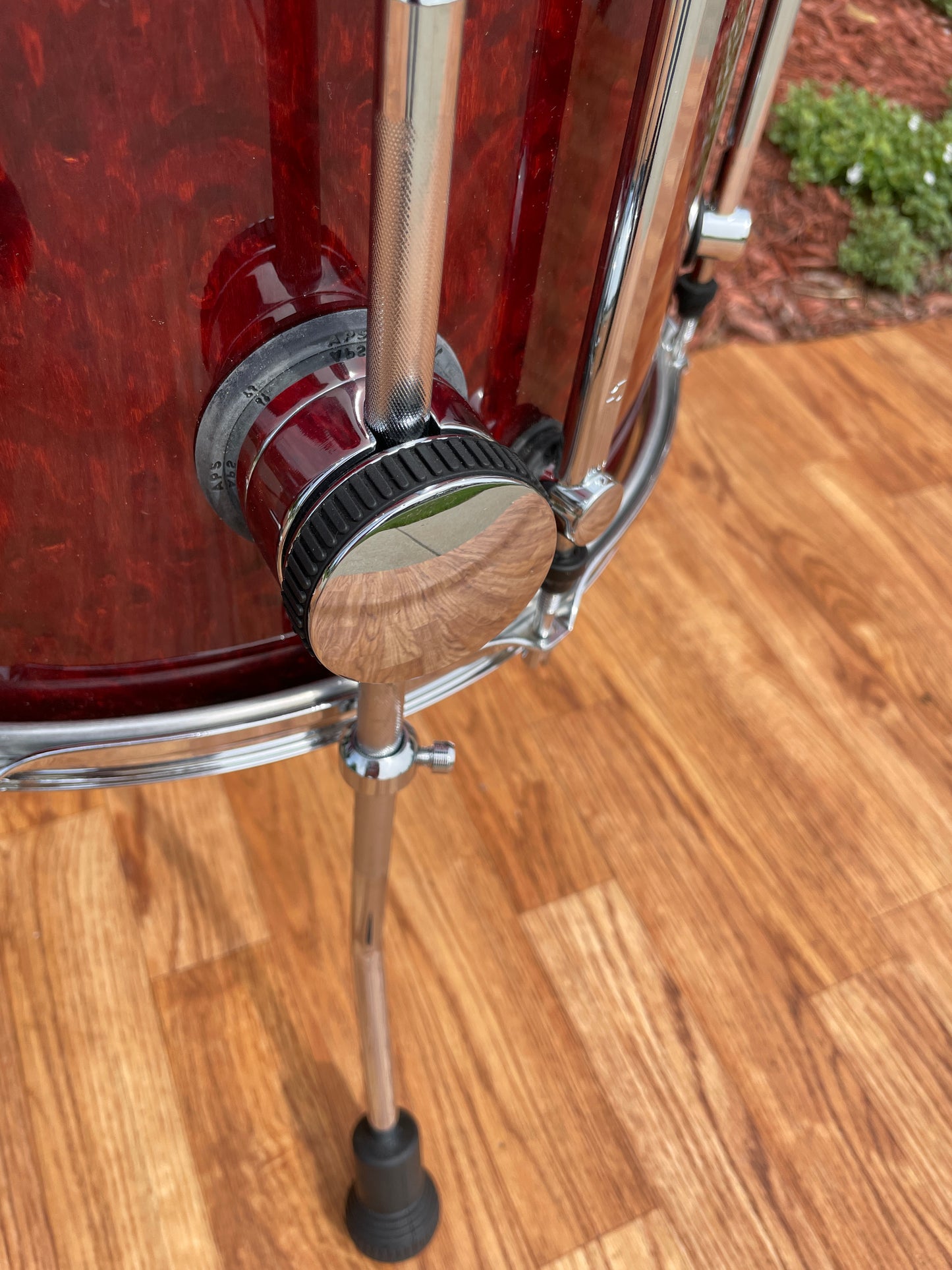 Sonor Designer Series 16" Maple Light Floor Tom Stain Red 16x16