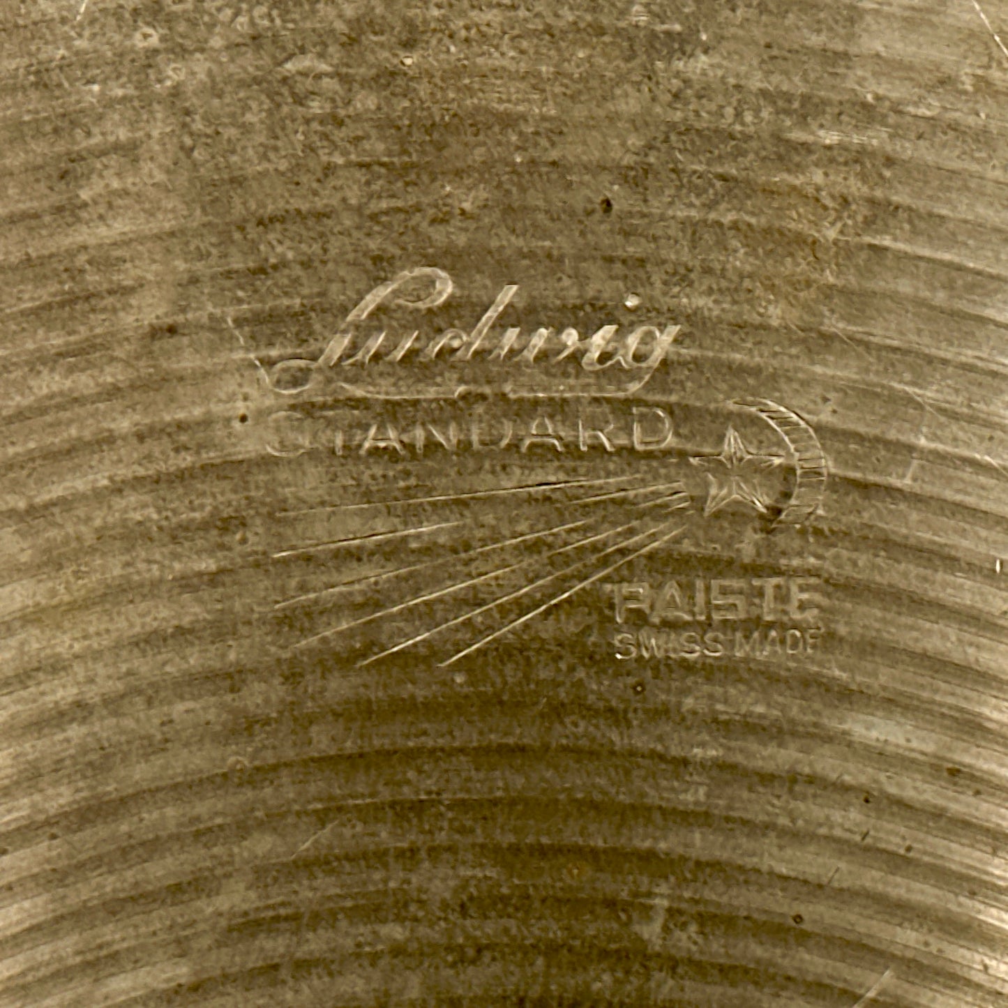 16" Paiste 1960s Ludwig Standard Crash Cymbal 889g Swiss Made *Video Demo*