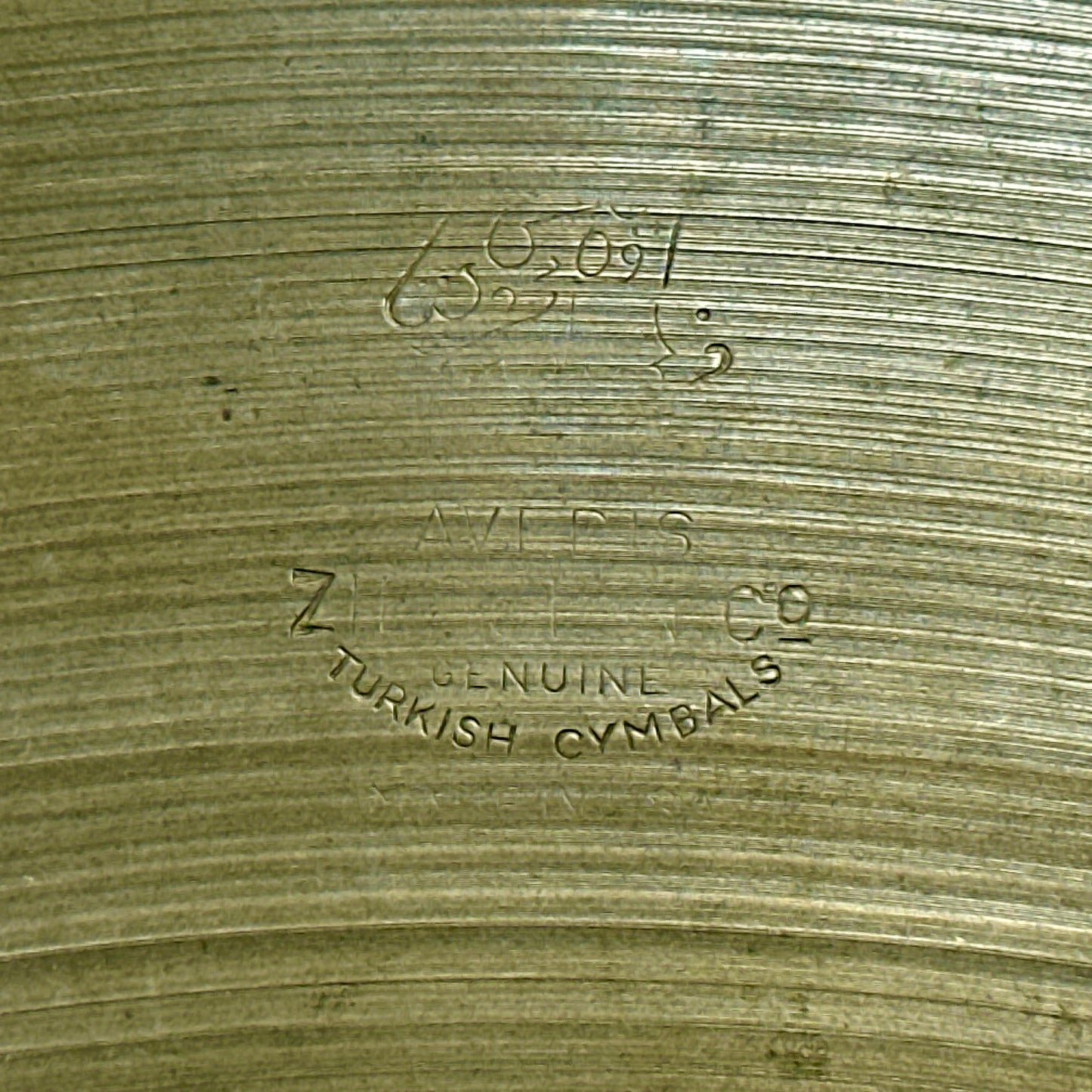 20" Zildjian A 1940s-1950s Trans Stamp Light Crash Ride Cymbal 1792g *Video Demo*