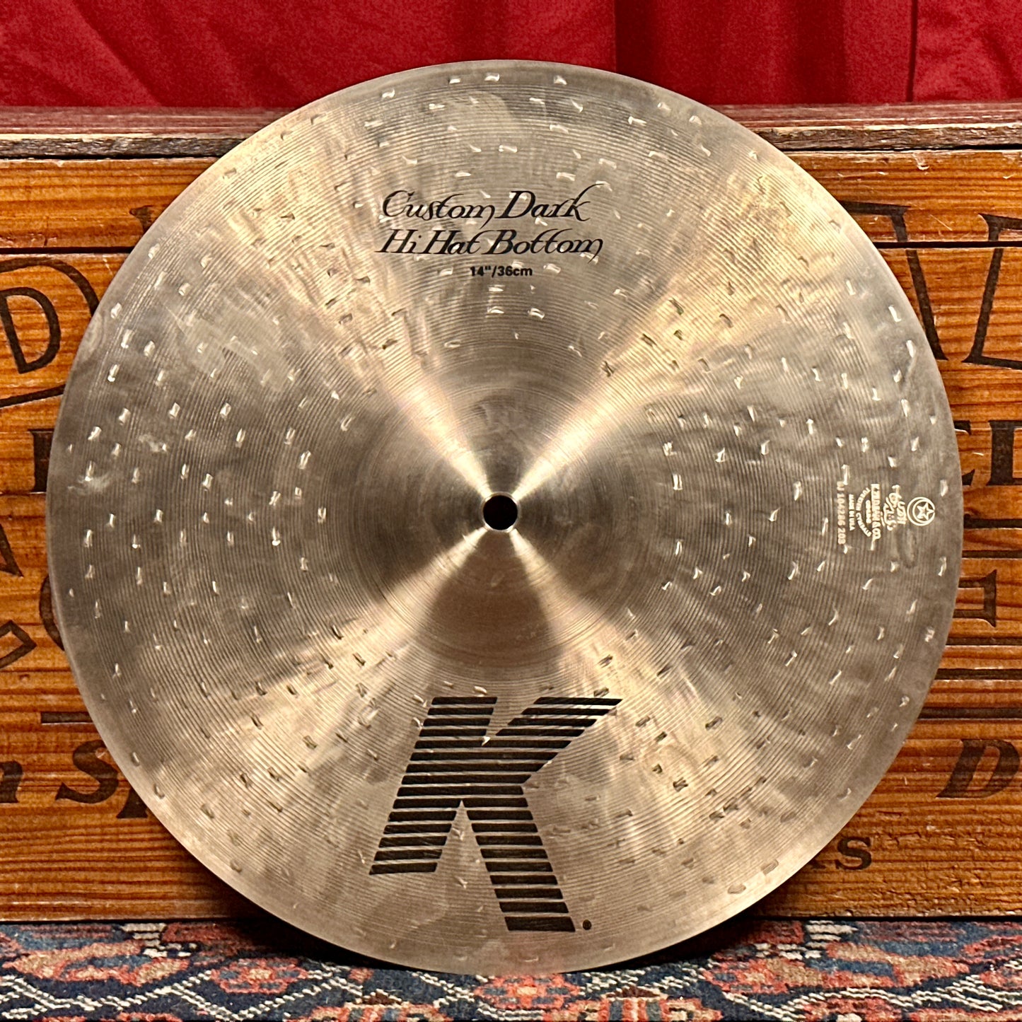 14" Zildjian K Custom Dark Hi-Hat Cymbal Pair 1038g/1186g *Video Demo*