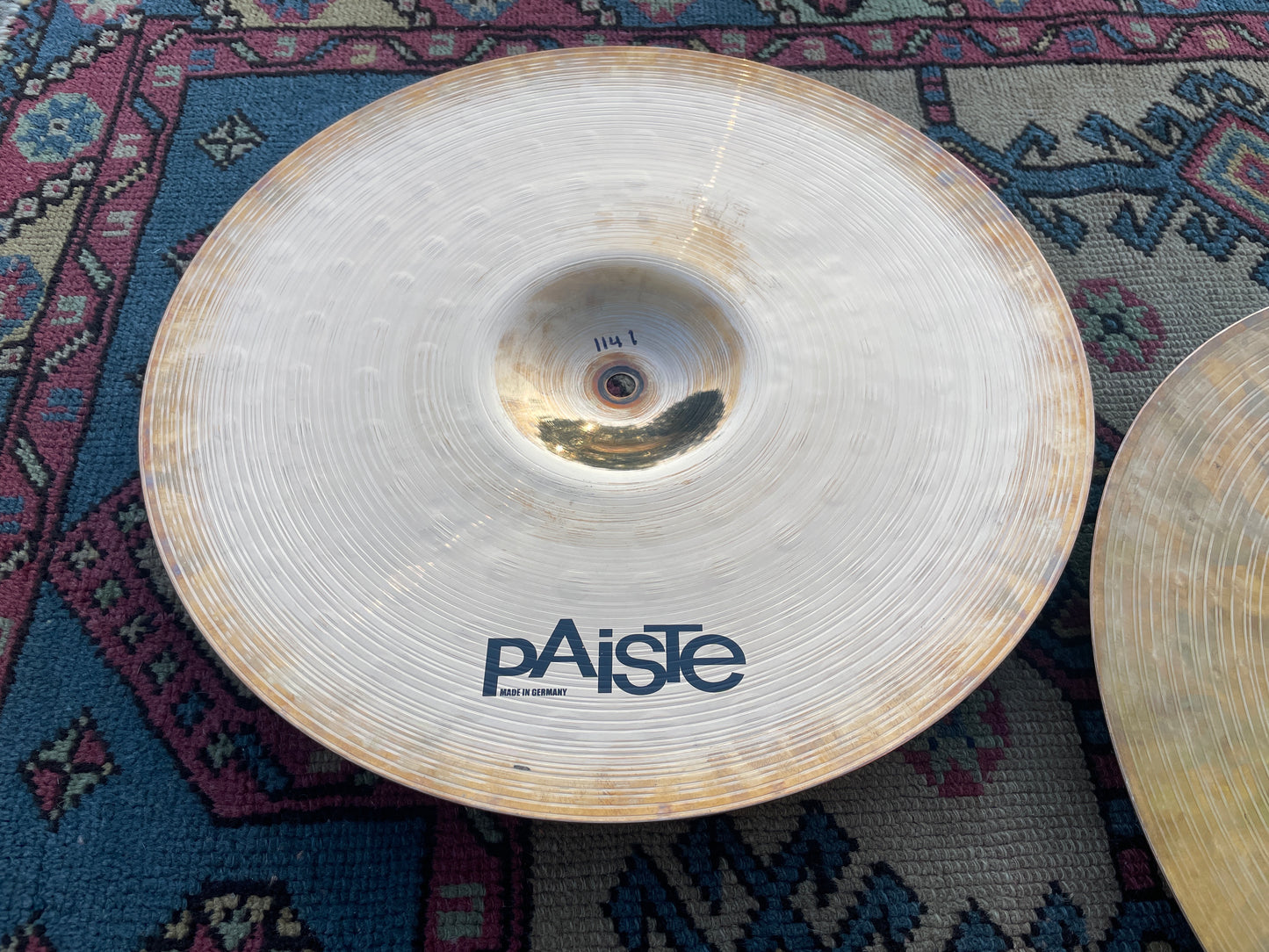 15" Paiste Alpha Rock Hats Hi-Hat Cymbal Pair 1141g/1575g *Video Demo*