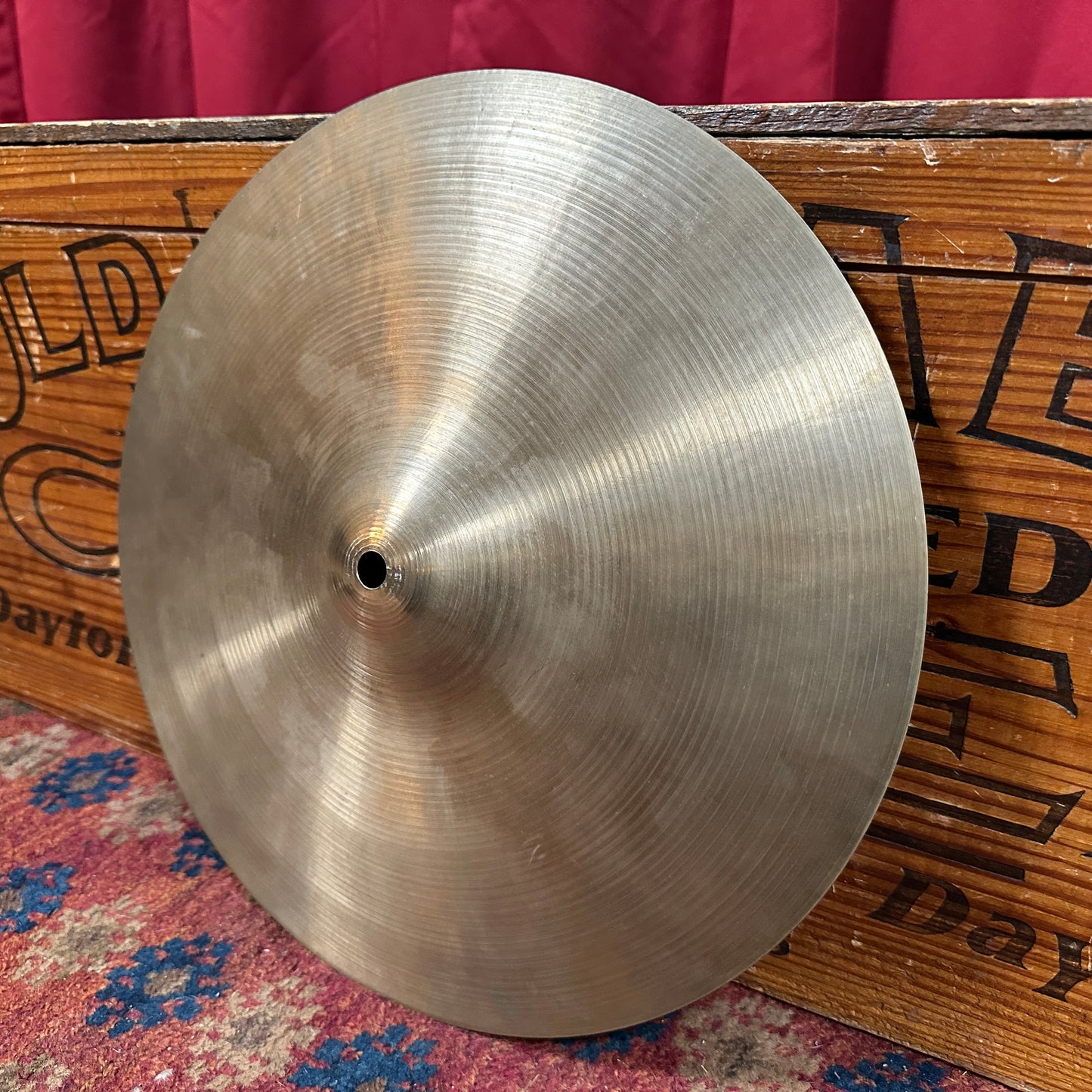 14" UFIP Vintage Hi-Hat Cymbal Pair 764g/794g Ajaha Made In Italy *Video Demo*