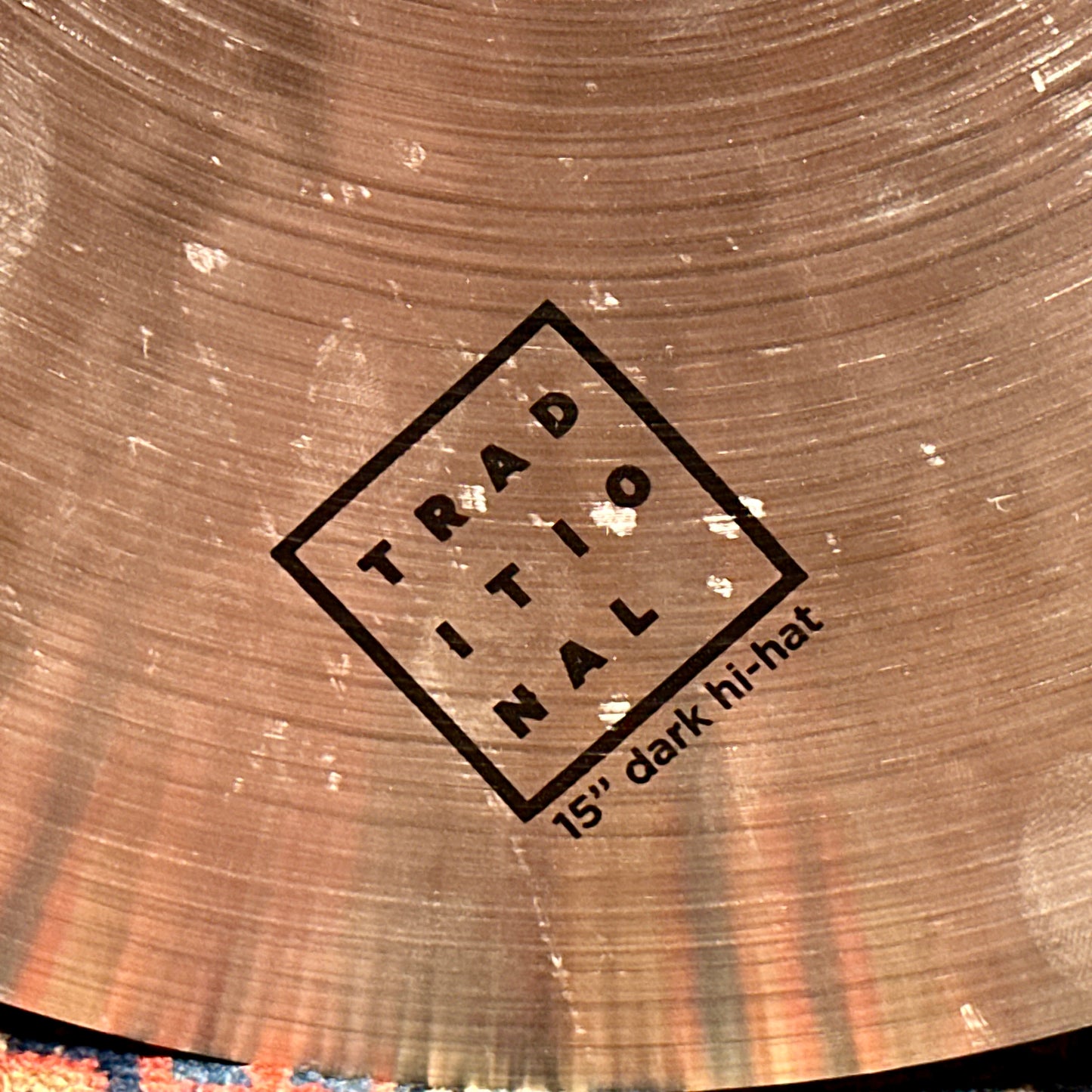 15" Istanbul Agop Traditional Dark Hi-Hat Cymbal Pair 1022g/1230g *Video Demo*