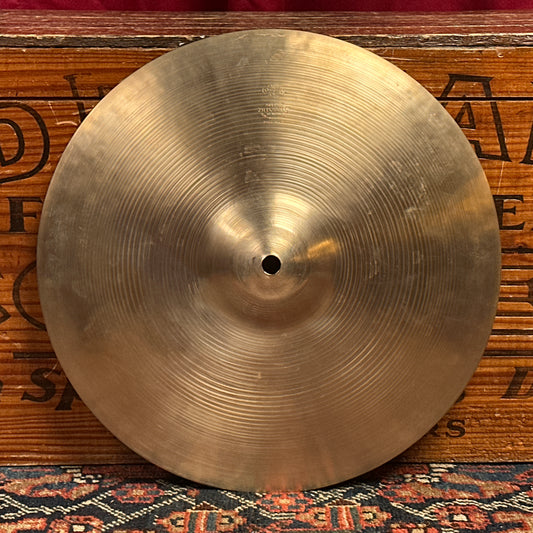 13" Zildjian A 1940s-50s Trans Stamp Crash / Hi-Hat Single Cymbal 442g *Video Demo*