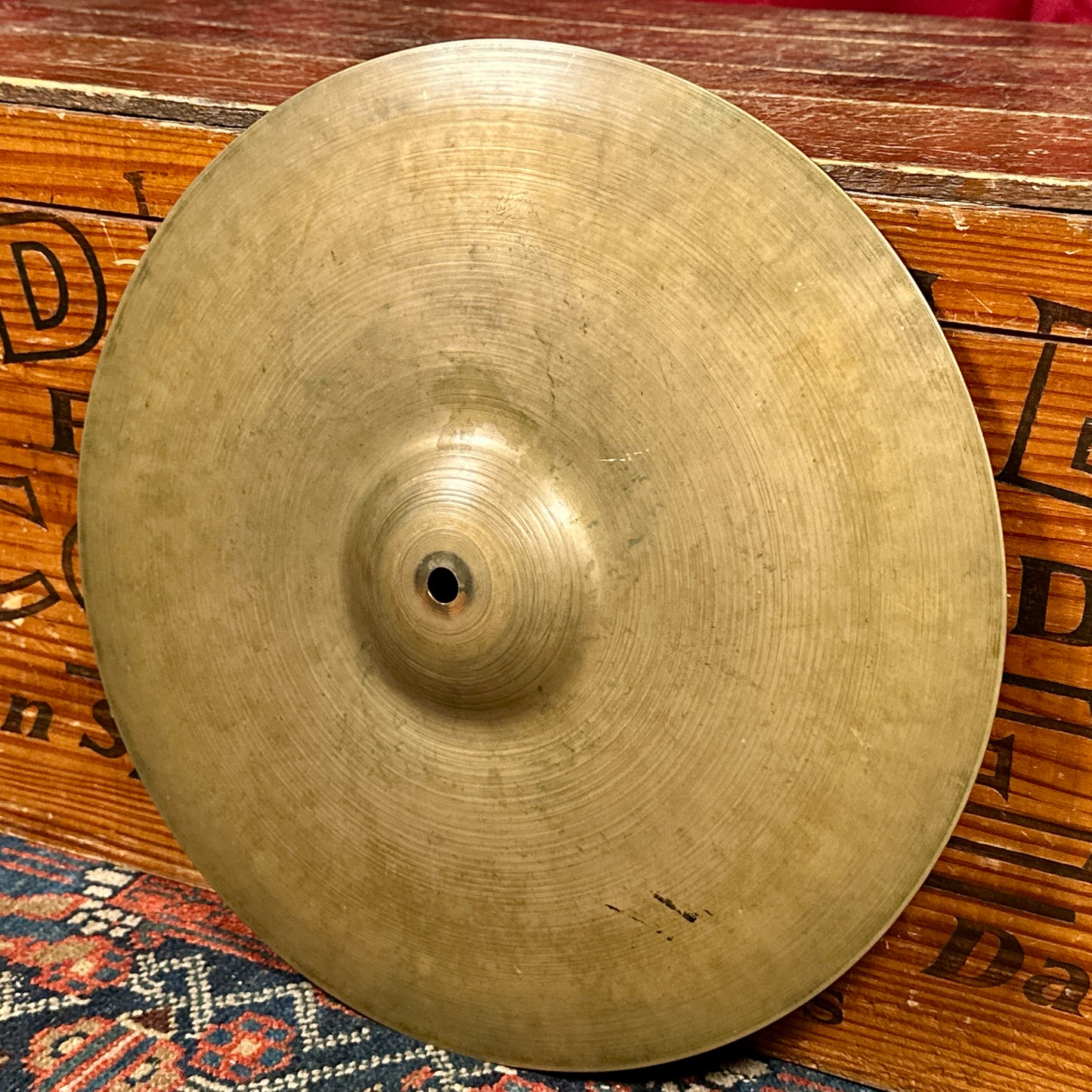 14" Zildjian A 1940s-1950s Trans Stamp Sizzle Hi-Hat Cymbal Pair 554g/722g *Video Demo*