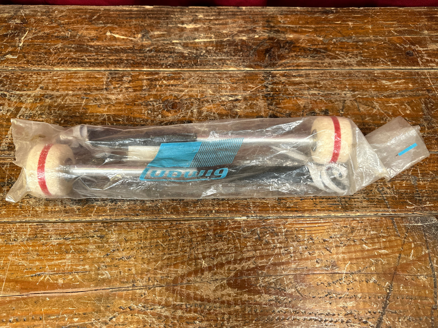 1970s Ludwig No. 2331 Bass Drum Beater Marching Mallets