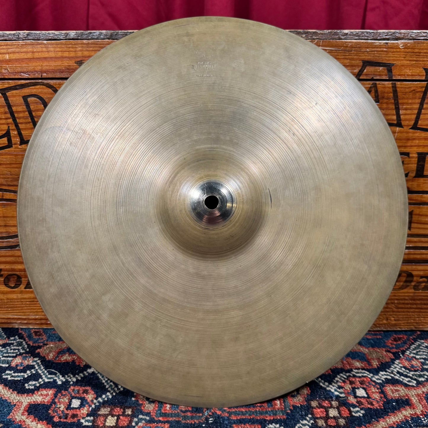 14" Zildjian A 1940s-1950s Trans Stamp Hi-Hat Cymbal Pair 660g/714g *Video Demo*