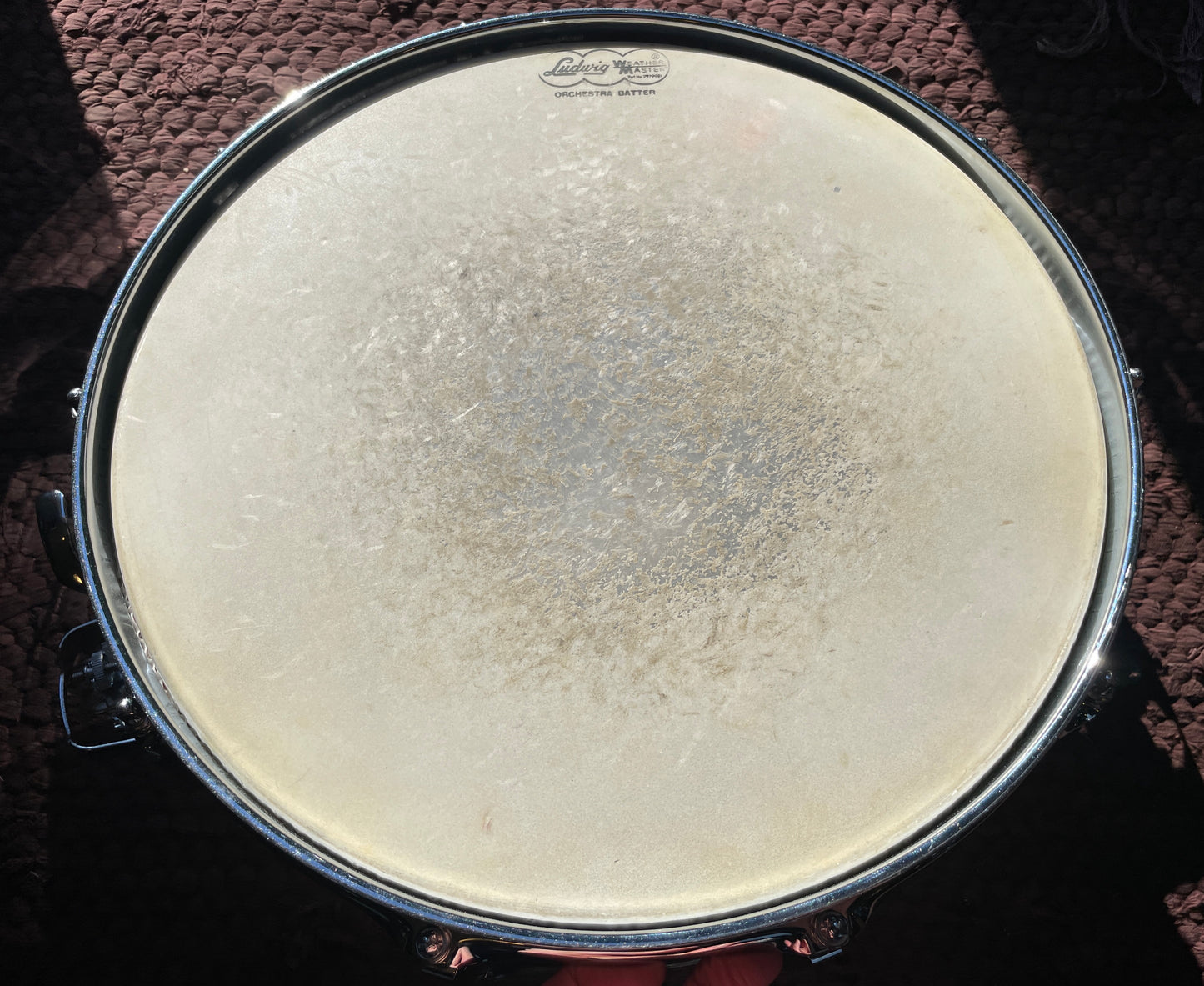 1960s Ludwig 5x14 No. 410 Super Sensitive Snare Drum Supraphonic (COB Hoops)