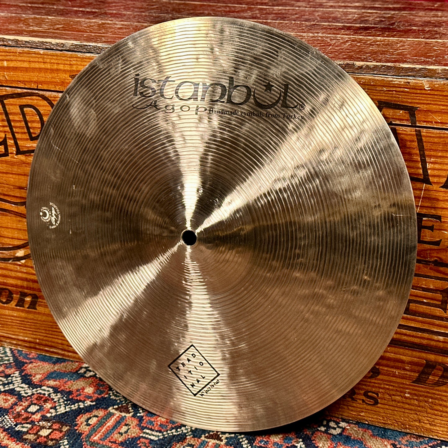 14" Istanbul Agop Traditional Jazz Hi-Hat Cymbal Pair 914g/1082g *Video Demo*