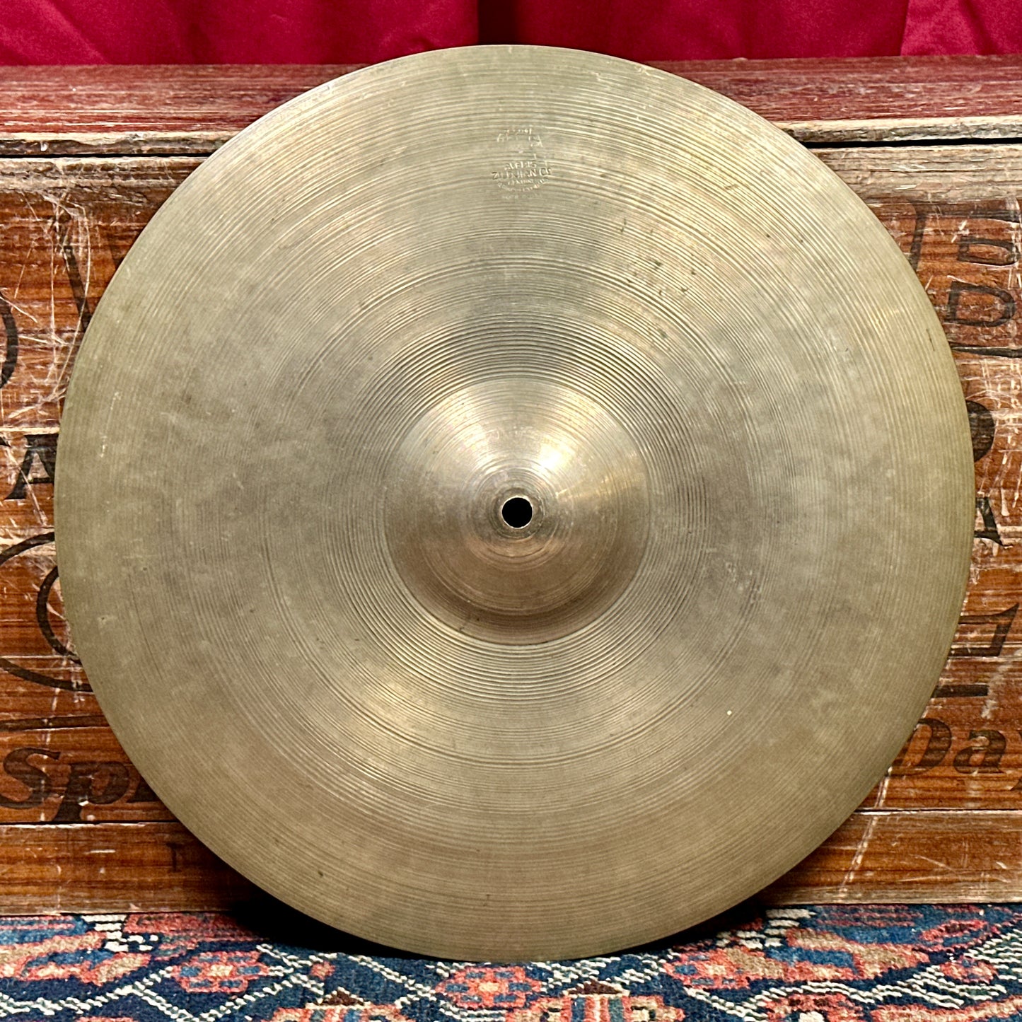 14" Zildjian A 1940s-1950s Trans Stamp Hi-Hat Cymbal Pair 762g/788g *Video Demo*