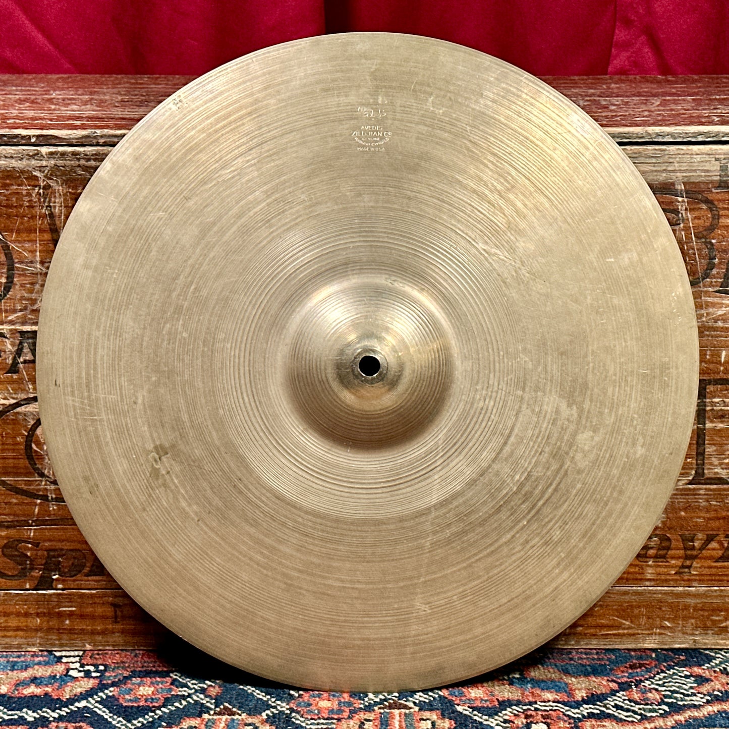 15" Zildjian A 1940s-1950s Trans Stamp Hi-Hat Cymbal Pair 754g/860g *Video Demo*