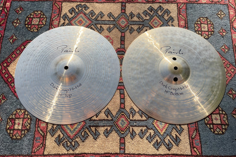 14" Paiste Signature Dark Crisp Hi-Hat Cymbal Pair 876g/1484g