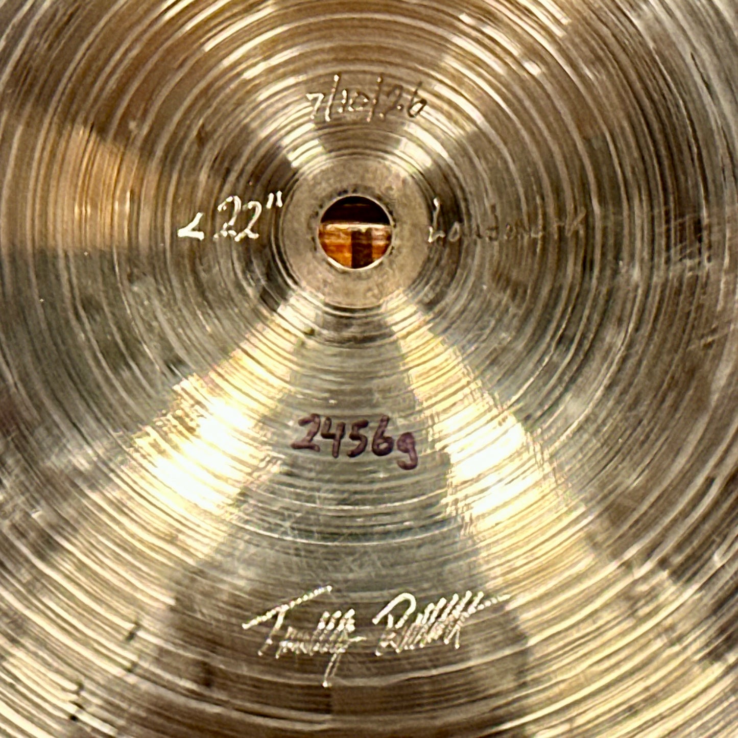 22" Timothy Roberts Landmark Ride Cymbal 2456g *Video*
