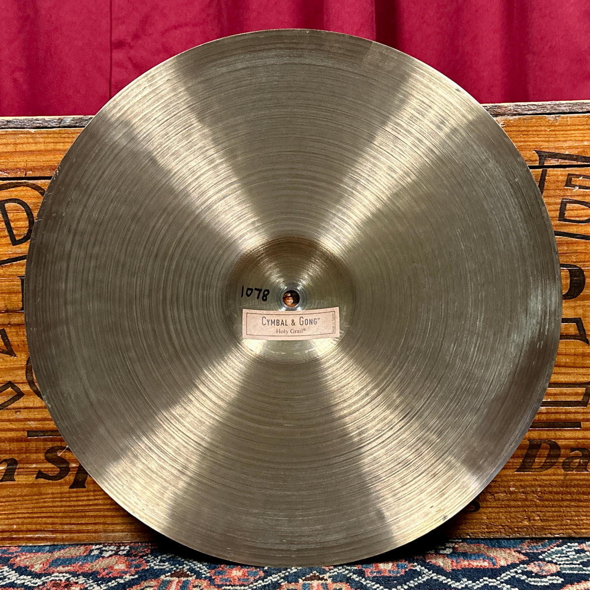 15" Cymbal & Gong Holy Grail Turkish Style Hi-Hat Cymbal Pair 887g/1078g *Video*