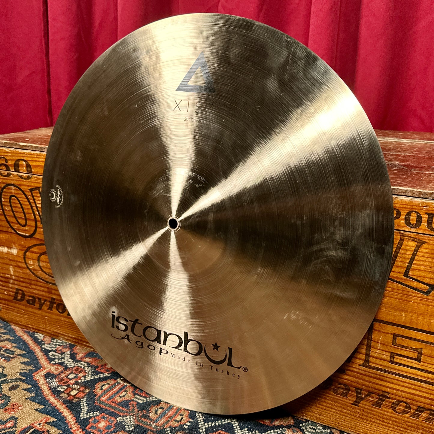 20" Istanbul Agop Xist Natural Crash Cymbal 1730g *Video*