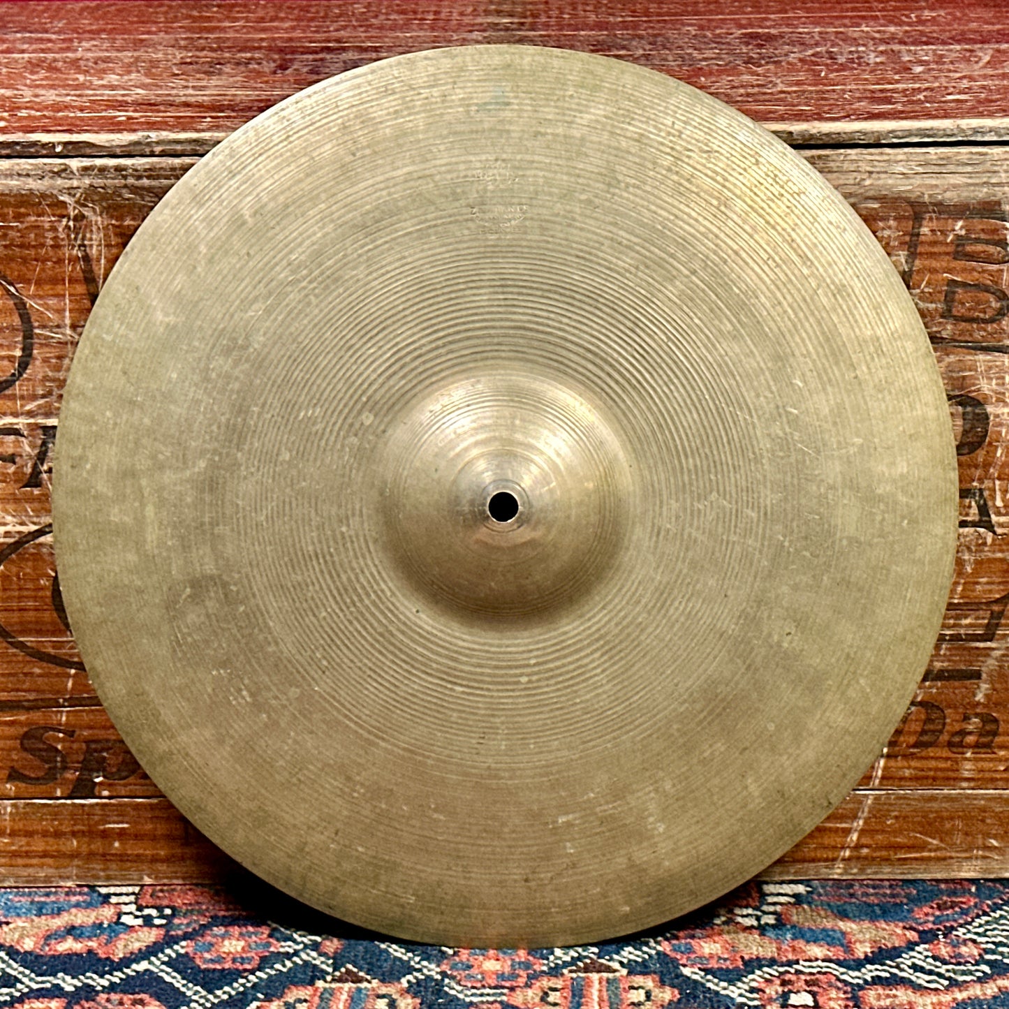 14" Zildjian A 1940s-1950s Trans Stamp Hi-Hat Cymbal Pair 762g/788g *Video Demo*