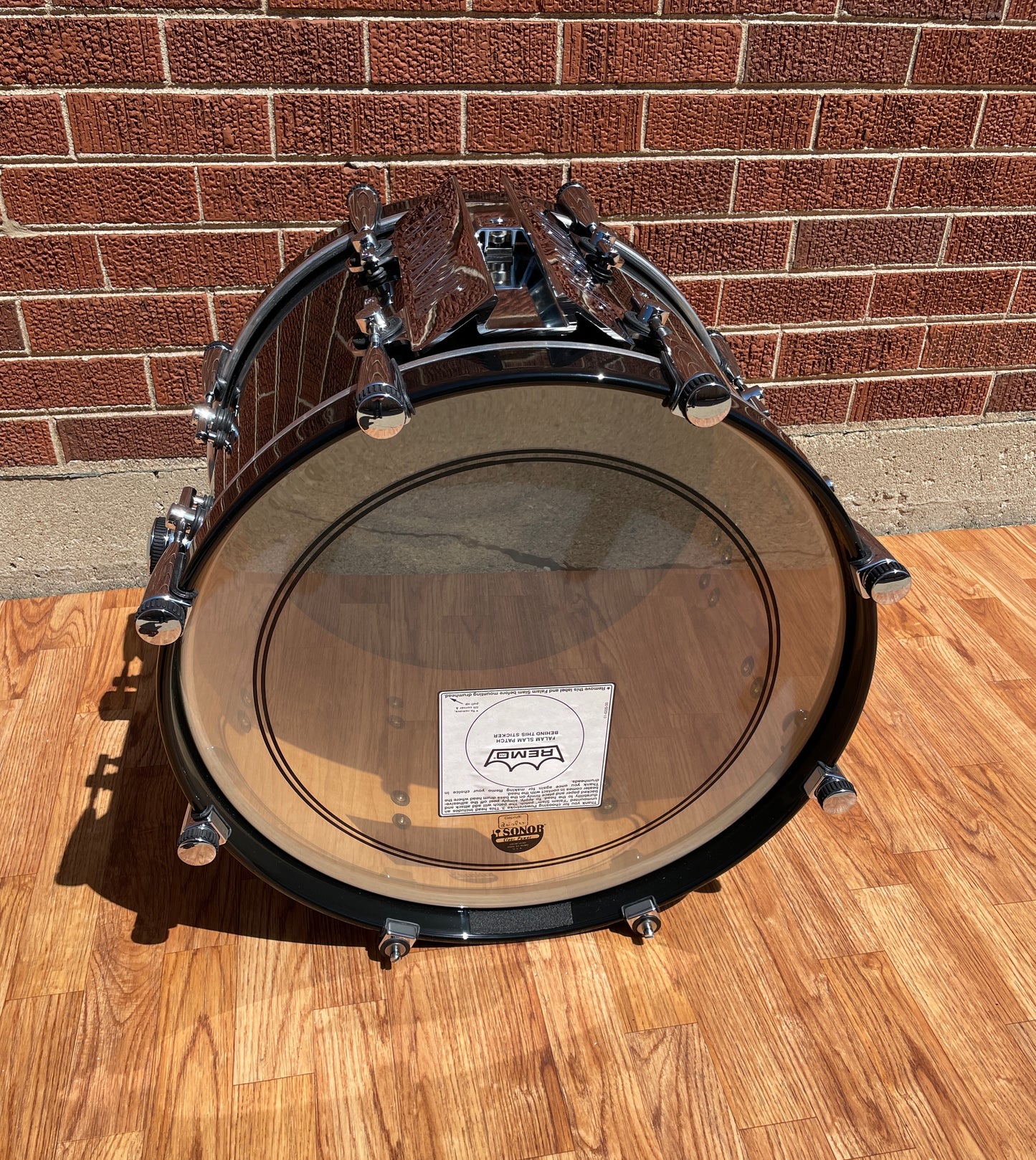 Sonor Designer Series 20" Bass Drum Black 14x20 20x14