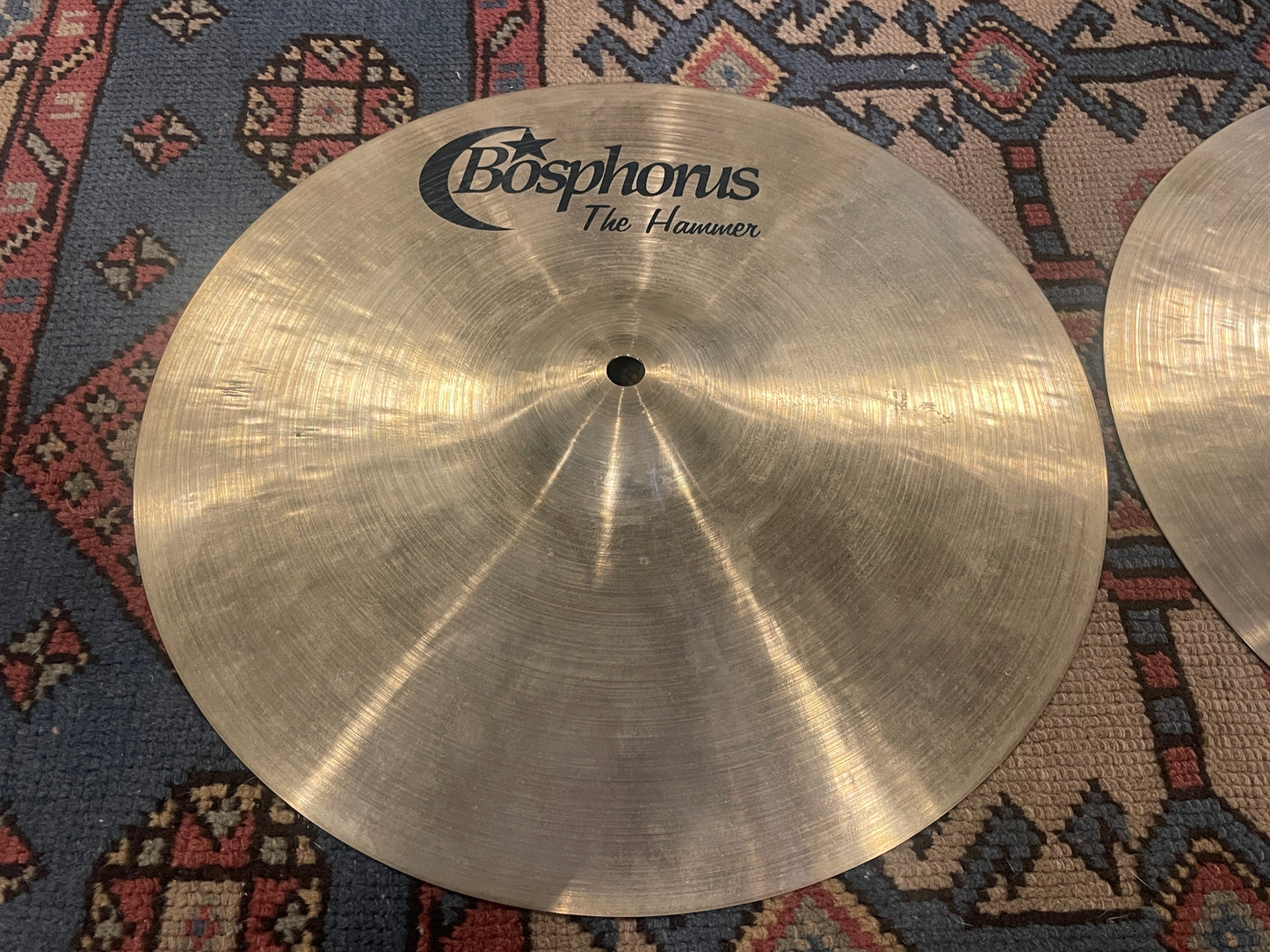 14" Bosphorus "The Hammer" Jeff Hamilton Signature Hi-Hat Cymbal Pair 840g/1254g *Video Demo*