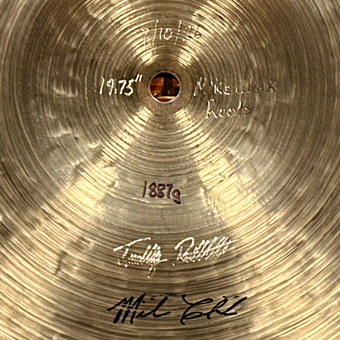 19.75" Timothy Roberts Mike Clark Roots Ride Cymbal 1887g *Video*