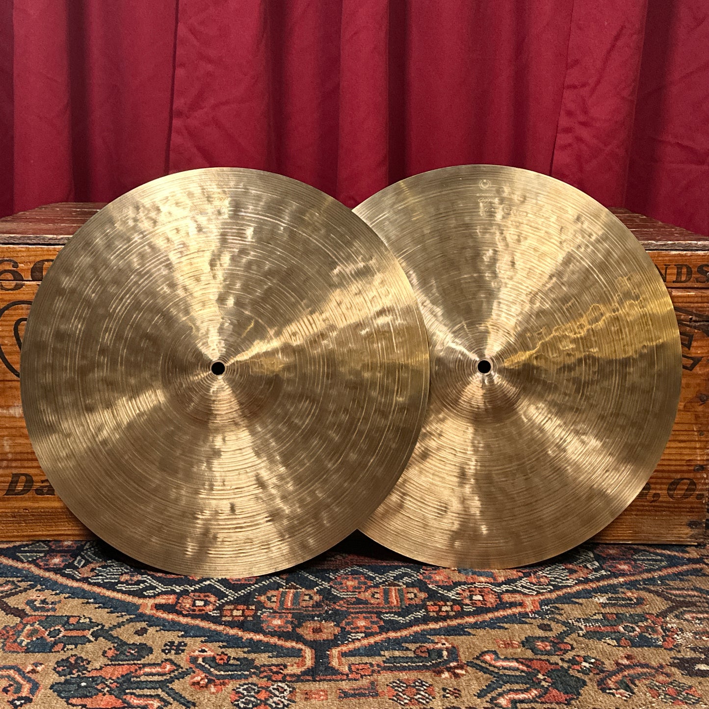 16" Istanbul Agop 30th Anniversary Hi-Hat Cymbal Pair 1132g/1290g *Video Demo*