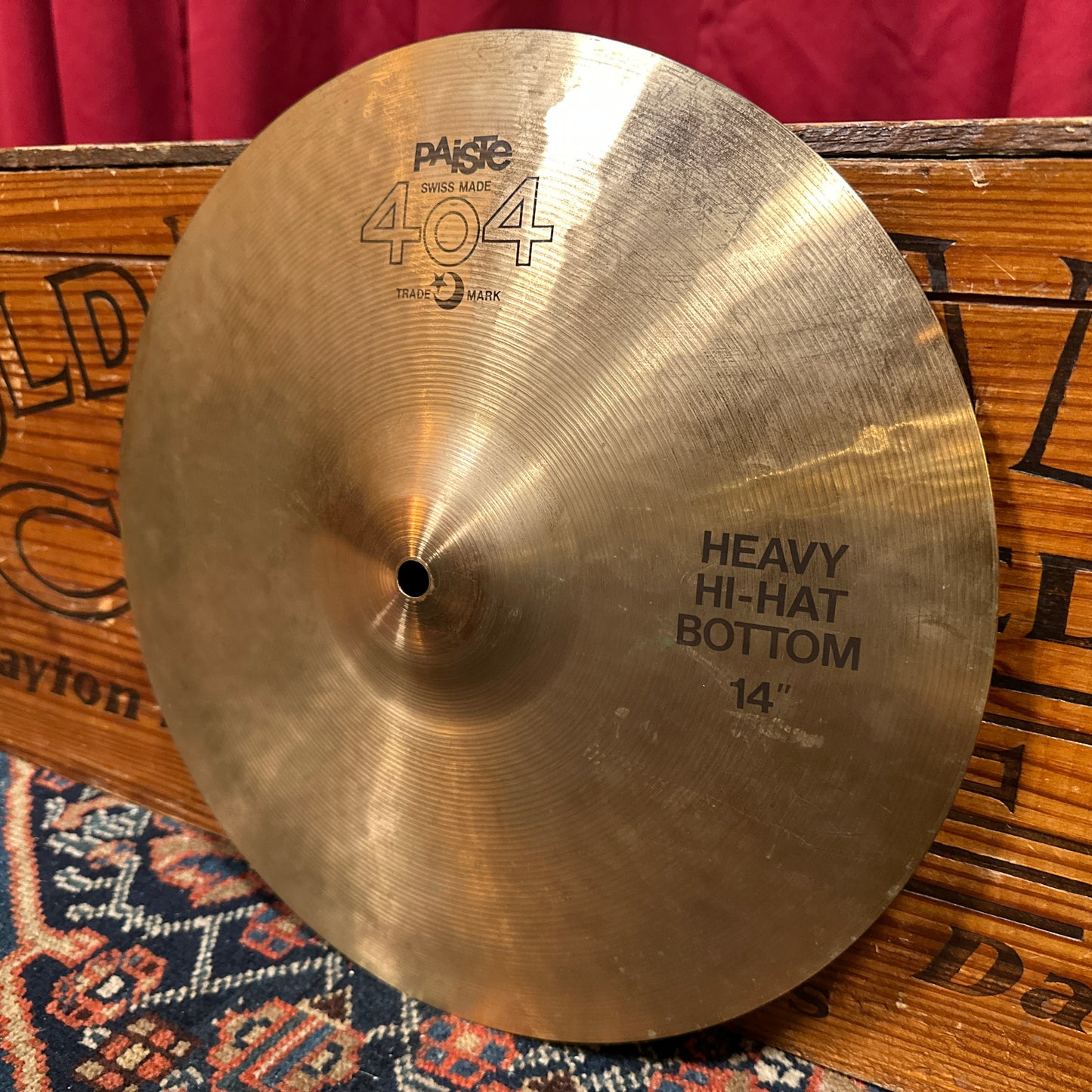 14" Paiste 404 1980s Heavy Hi-Hat Cymbal Pair 850g/988g *Video Demo*