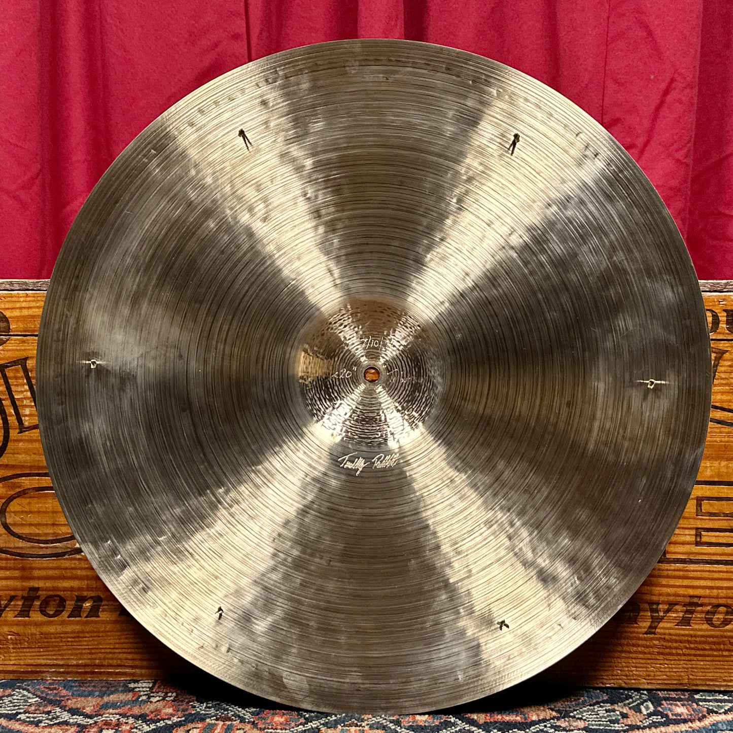20" Timothy Roberts Tributary Ride Cymbal w/ 6 Rivets 1893g *Video*