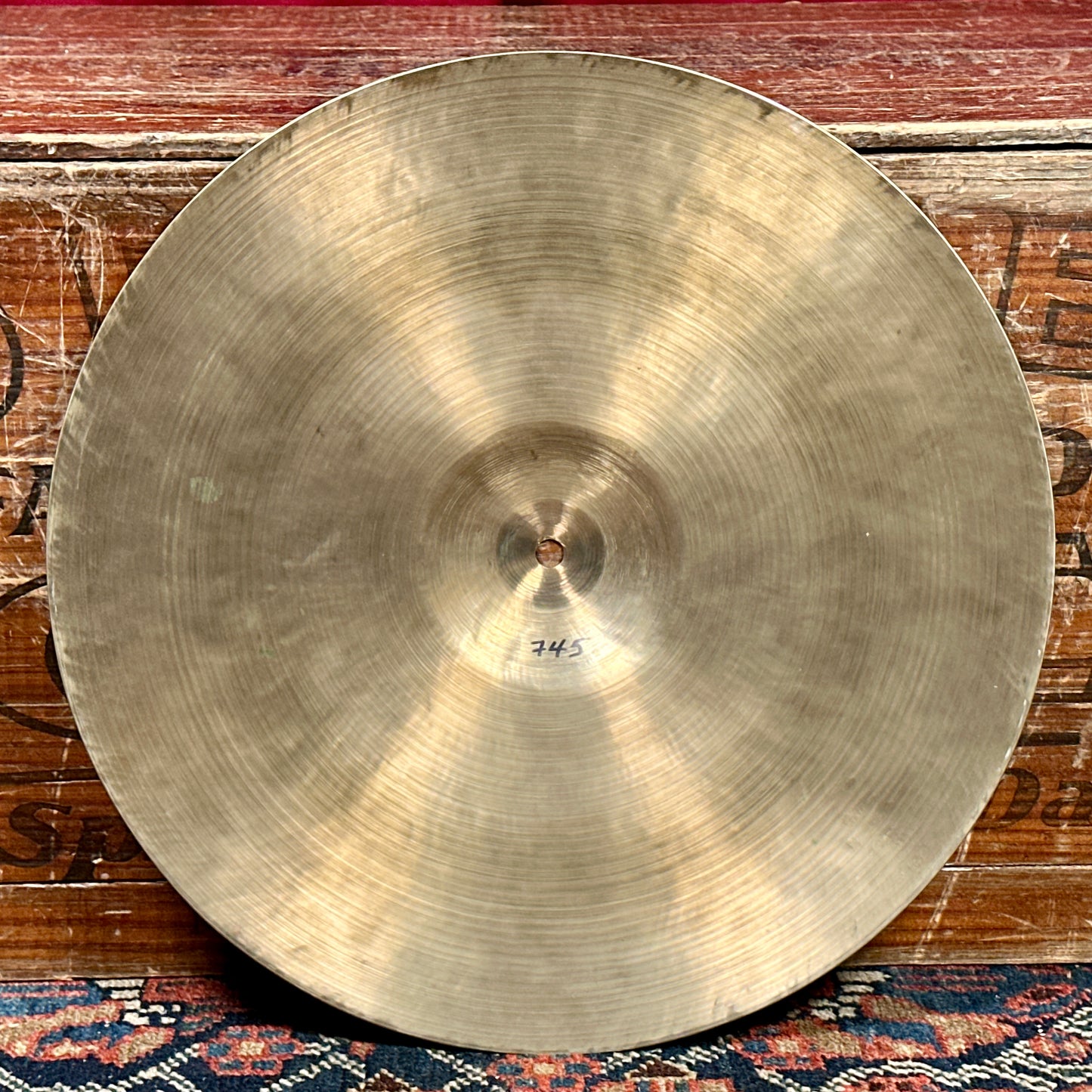 14" K. Zildjian Istanbul Old Stamp IIIa 1950s Hi-Hat Cymbal Pair 705g/745g *Video Demo*