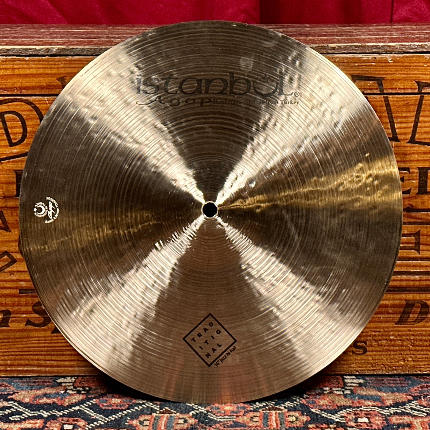 14" Istanbul Agop Traditional Jazz Hi-Hat Cymbal Pair 912g/1110g *Video Demo*