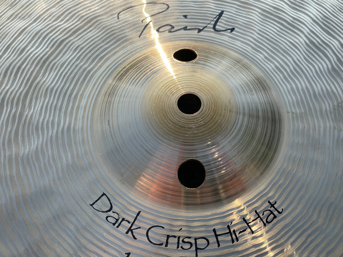 14" Paiste Signature Dark Crisp Hi-Hat Cymbal Pair 876g/1484g *Video Demo*