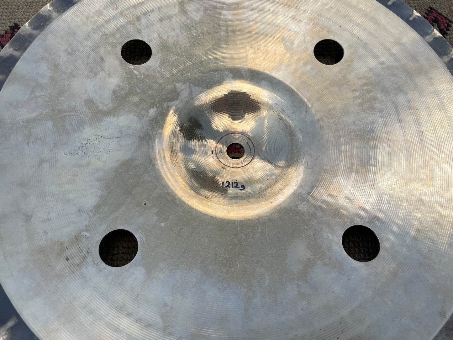 14" Zildjian A Custom Mastersound Vented Bottom Hi-Hat Cymbal Single 1212g