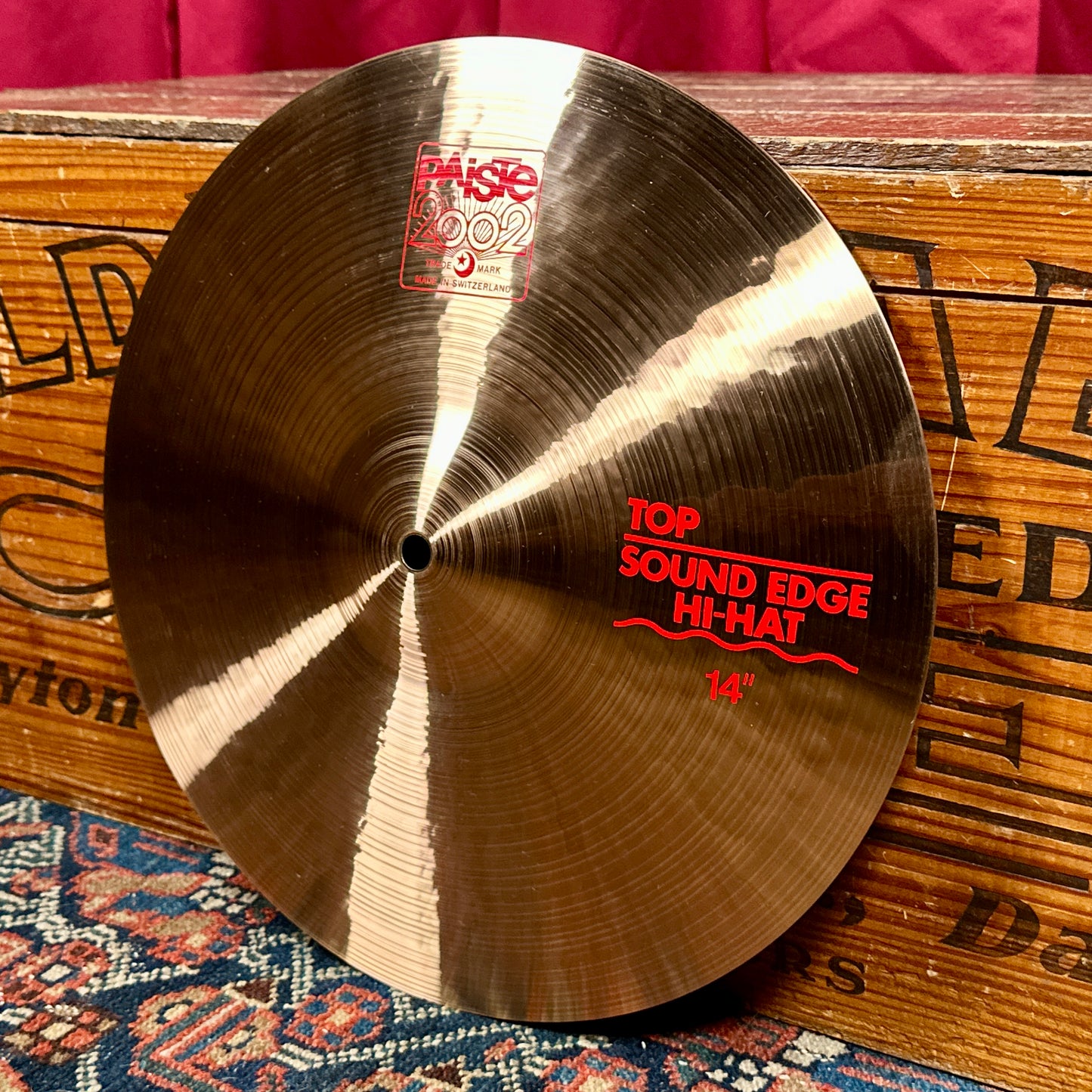 14" Paiste 2002 Sound Edge Hi-Hat Cymbal Pair 944g/1064g *Video*