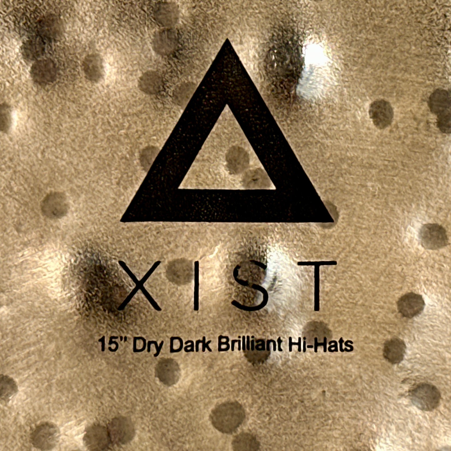 15" Istanbul Agop Xist Dry Dark Brilliant Hi-Hat Cymbal Pair 676g/1142g *Video Demo*