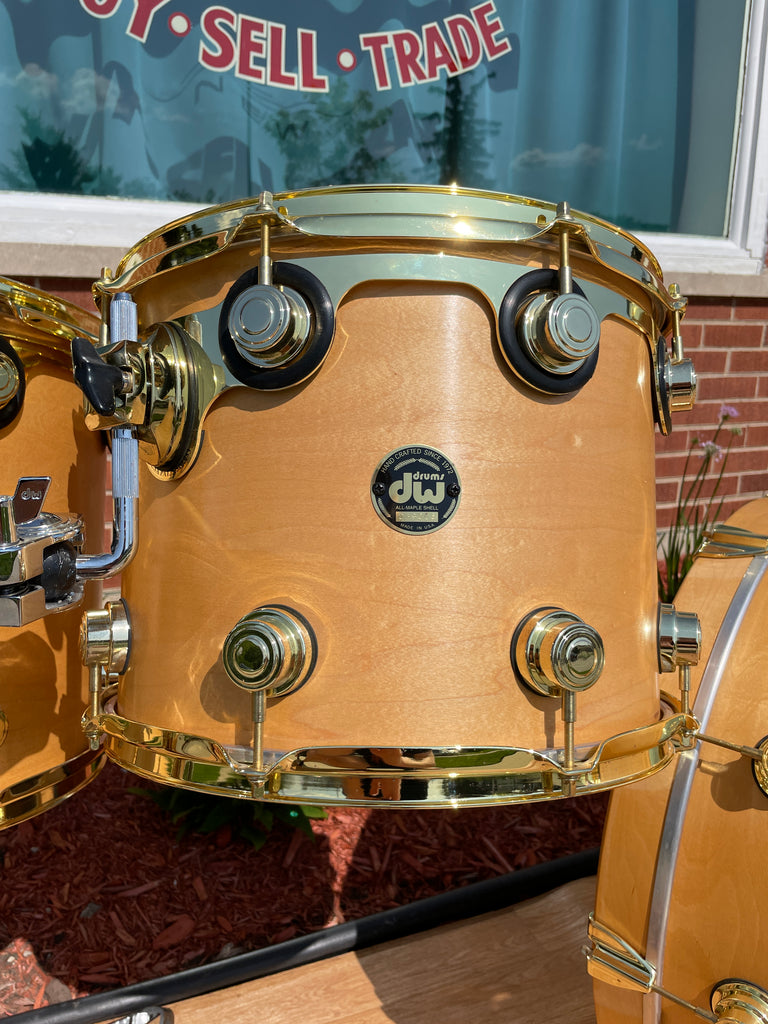 DW Collector's Series Drum Set Gold Hardware Drum 22/10/12/14 Drugan's Drums & Guitars