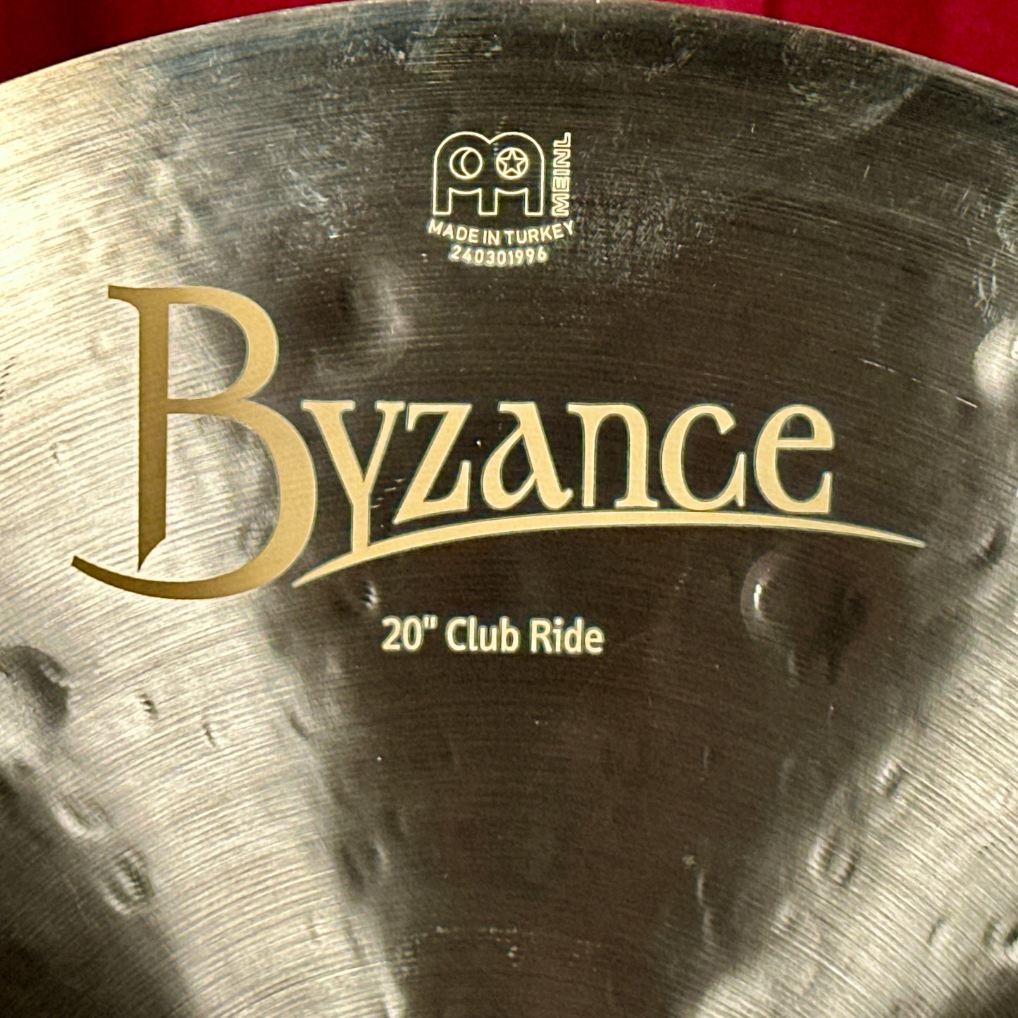 20" Meinl Byzance Jazz Club Ride Cymbal 2210g *Video*