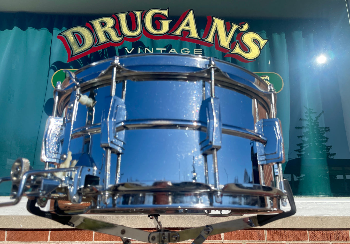 1972 Ludwig 6.5x14 No. 411 Super Sensitive Snare Drum Supraphonic