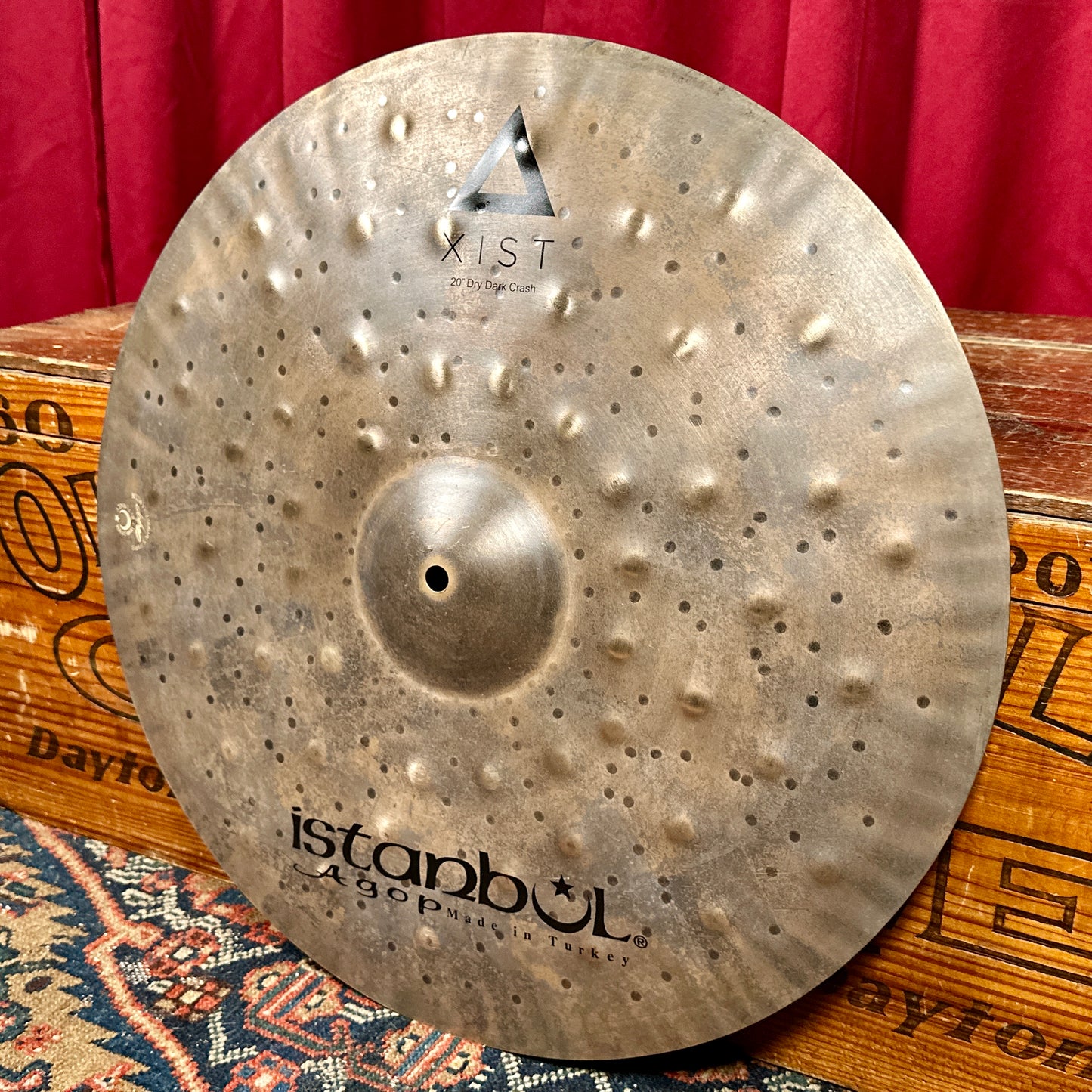 20" Istanbul Agop Xist Dry Dark Crash Cymbal 1378g *Video*