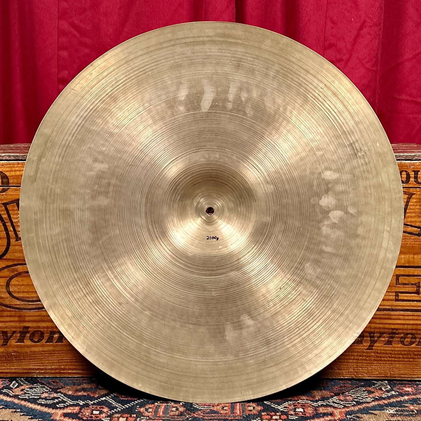 20" Zildjian A 1940s-1950s Trans Stamp Ride Cymbal 2100g