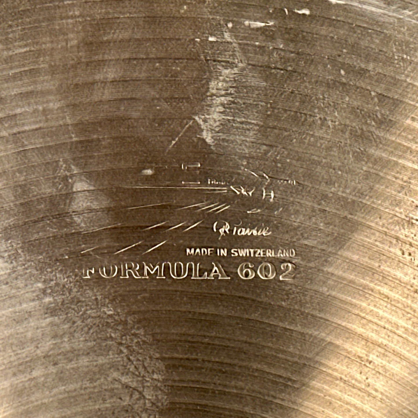 14" Paiste Formula 602 Pre-Serial 1960s Hi-Hat Cymbal Pair 790g/872g *Video Demo*