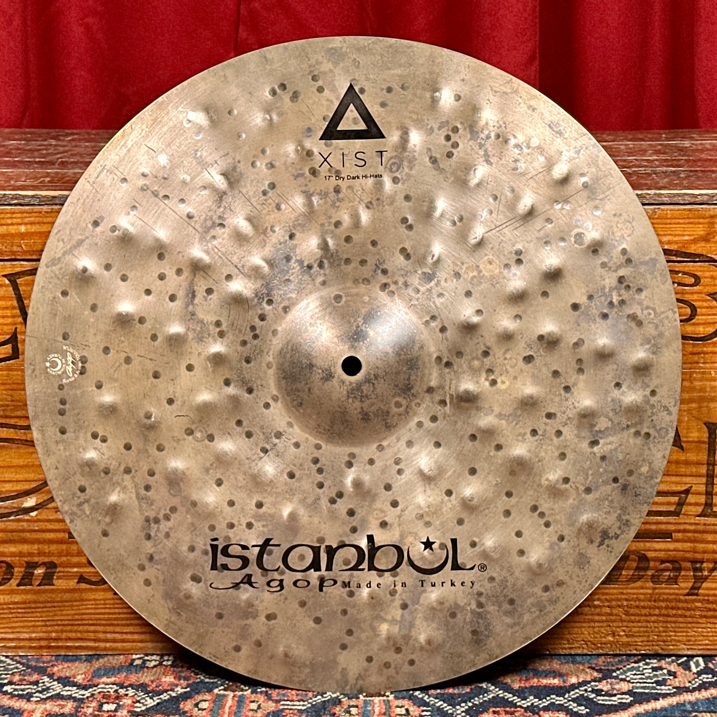 17" Istanbul Agop Xist Dry Dark Hi-Hat Cymbal Pair 1090g/1454g *Video Demo*