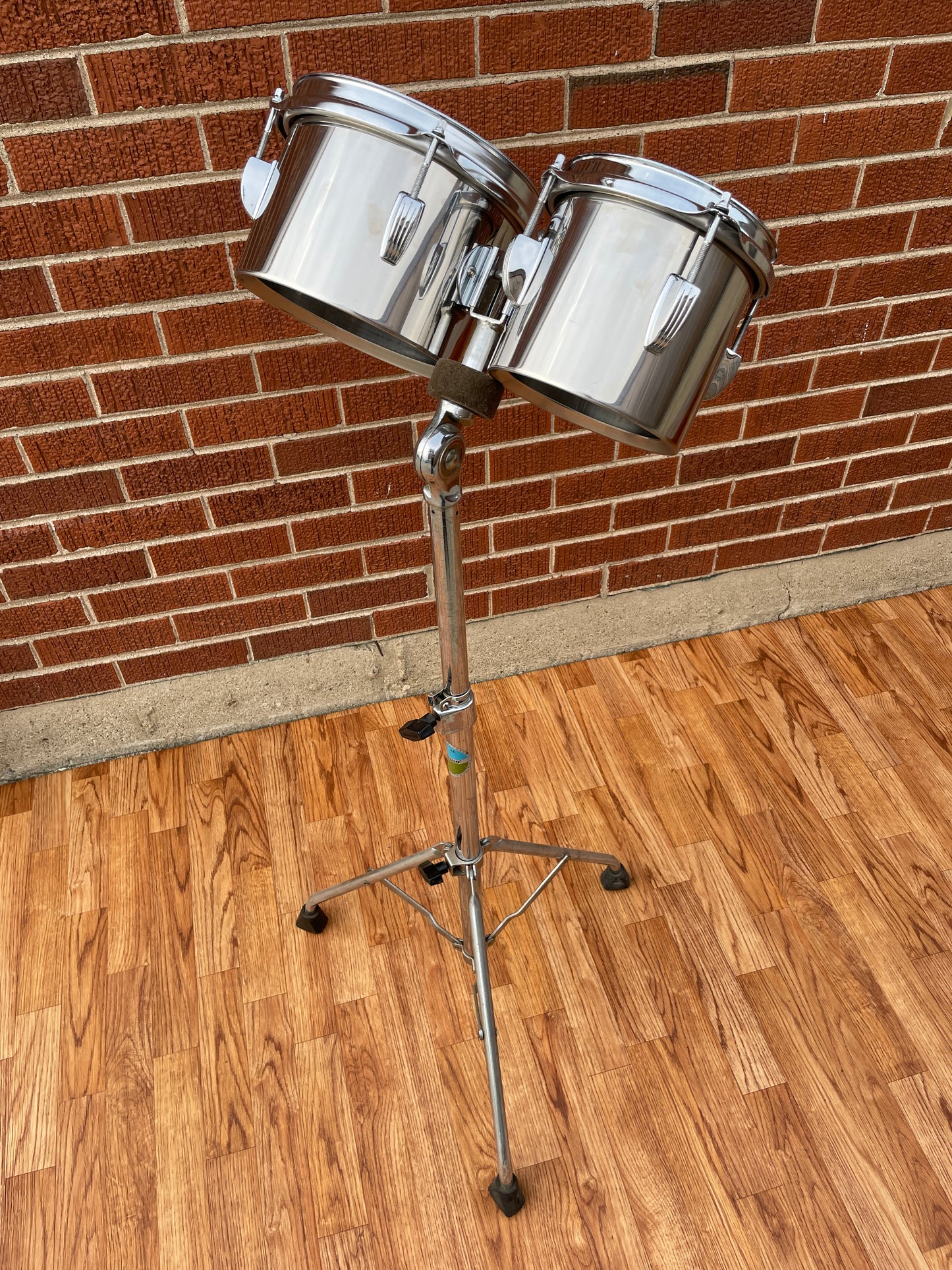 1970s Ludwig 6 & 8 Stainless Steel Melodic Concert Tom Set