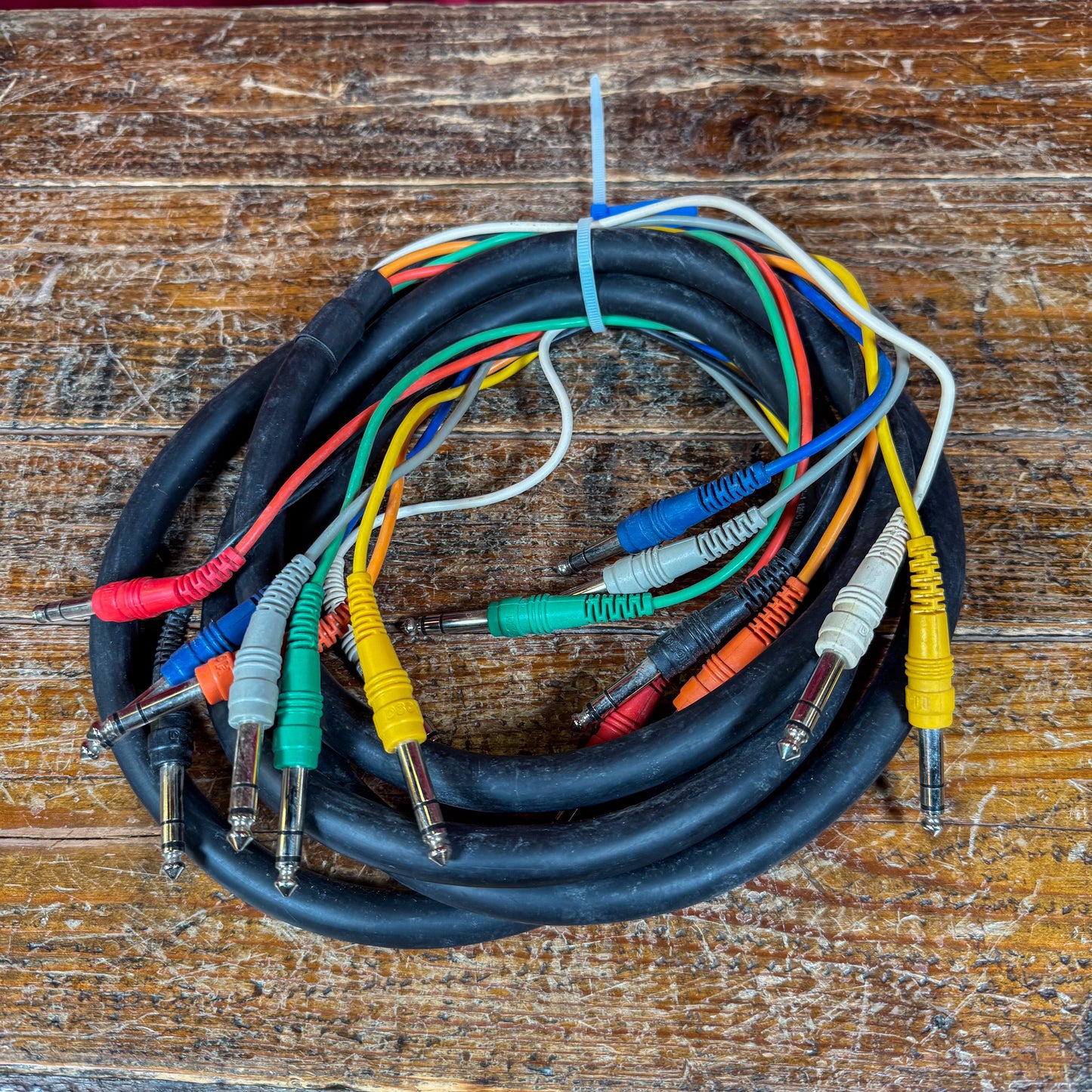 Hosa CSS-803 1/4" TRS to 1/4" TRS Cable Snake 3m