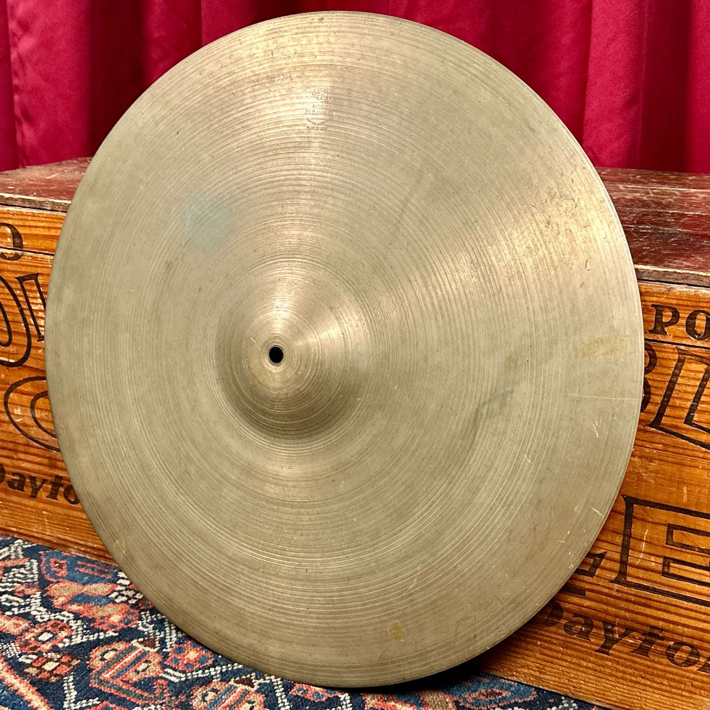 19" Zildjian A 1950s Small Stamp Ride Cymbal 1804g *Video Demo*