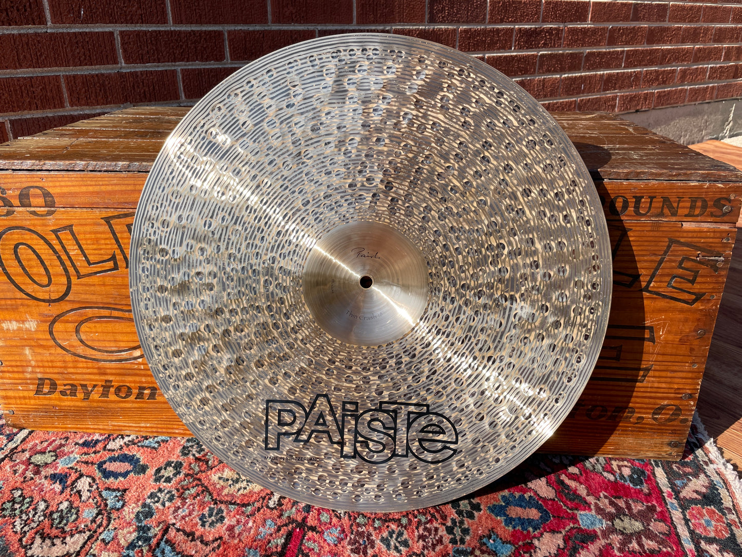 18" Paiste Signature Traditional Thin Crash Cymbal 1302g
